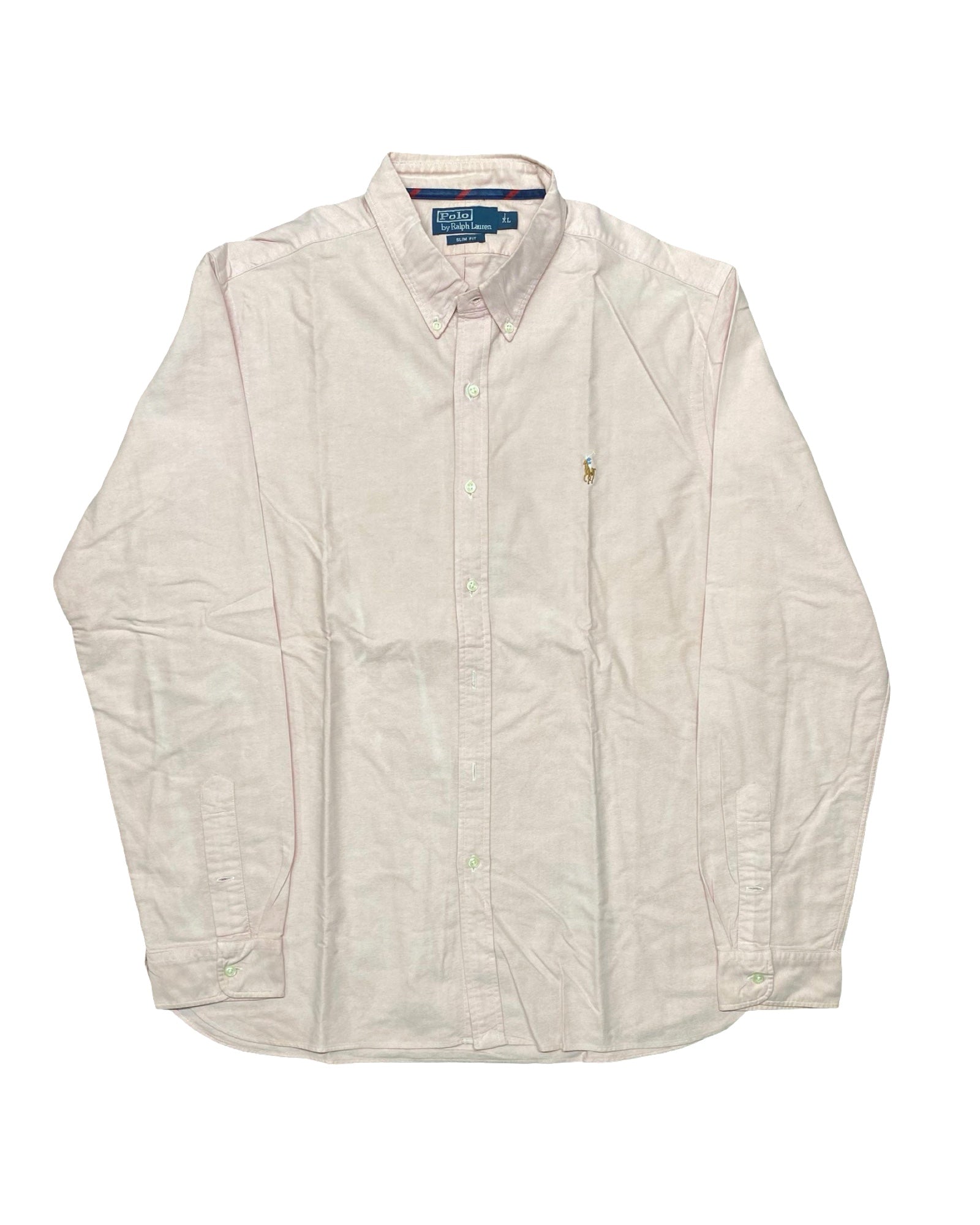 Ralph Lauren Light Peach Oxford Shirt | Large | Chest 24.5”