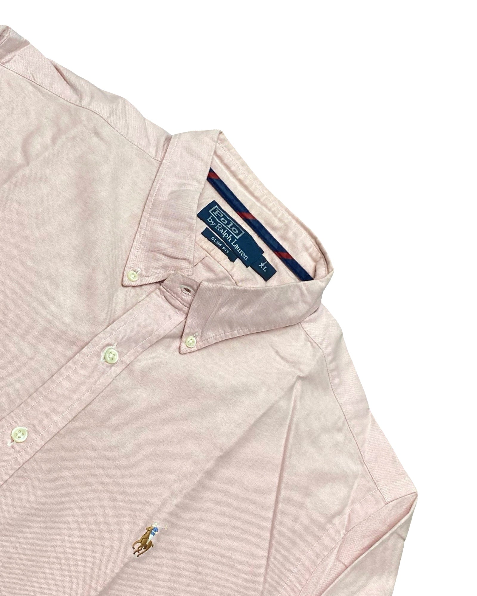 Ralph Lauren Light Peach Oxford Shirt | Large | Chest 24.5”