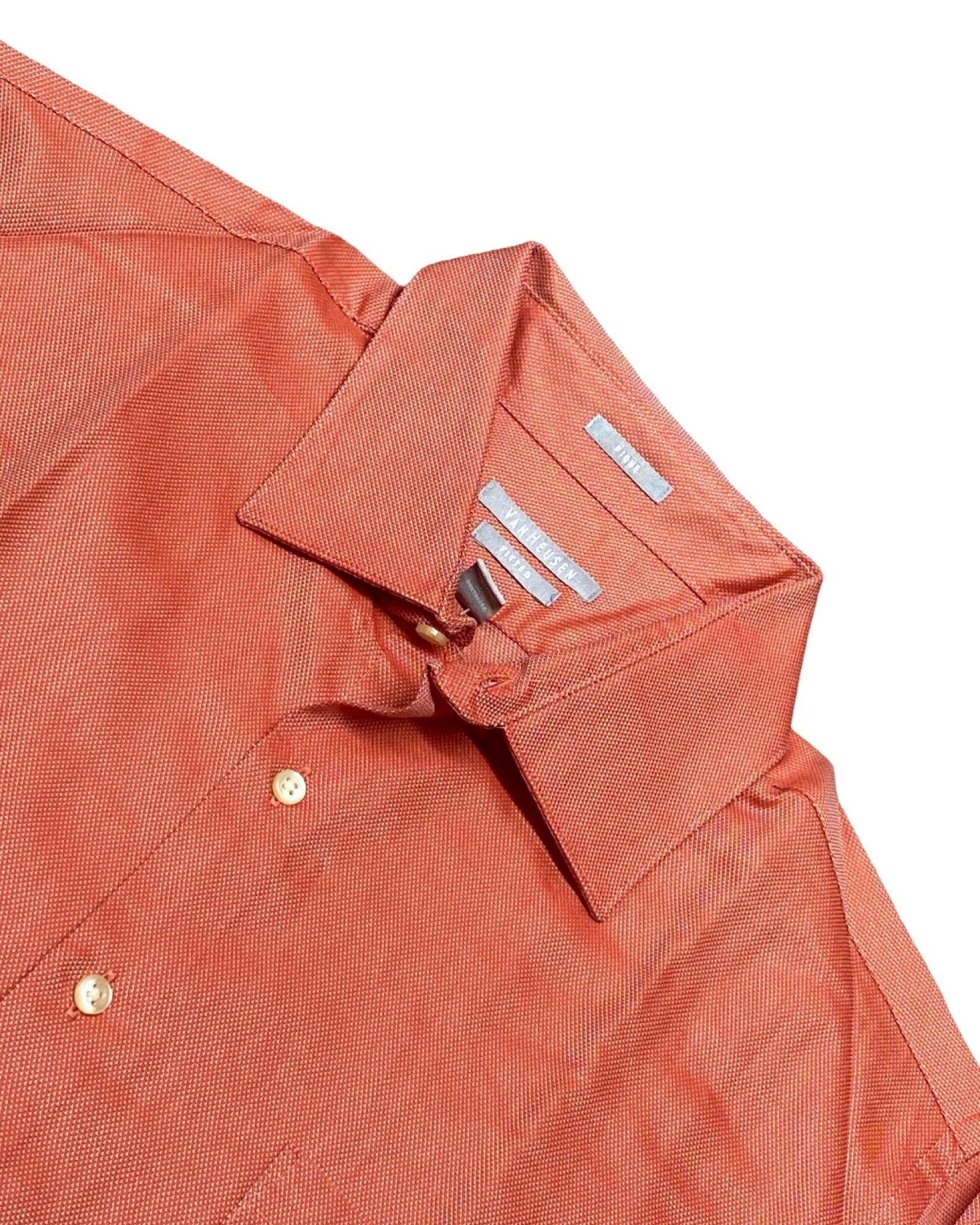 Van Heusen Burnt Orange Dress Shirt | XL | Chest 25”