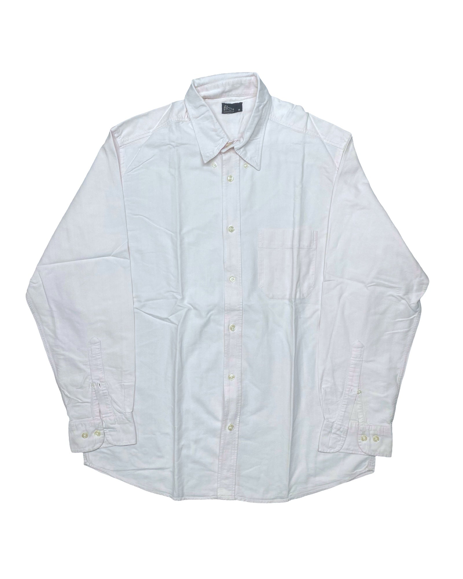 Bhs Menswear Light Pink Oxford Shirt | Large | Chest 23”