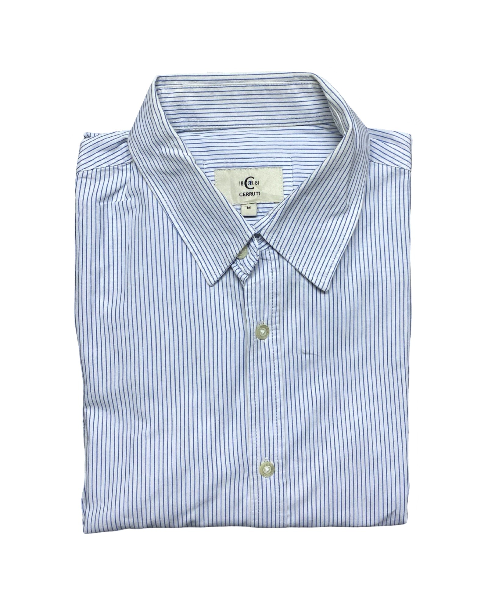 Cerruti Striped Dress Shirt | Small | Chest 19.5”