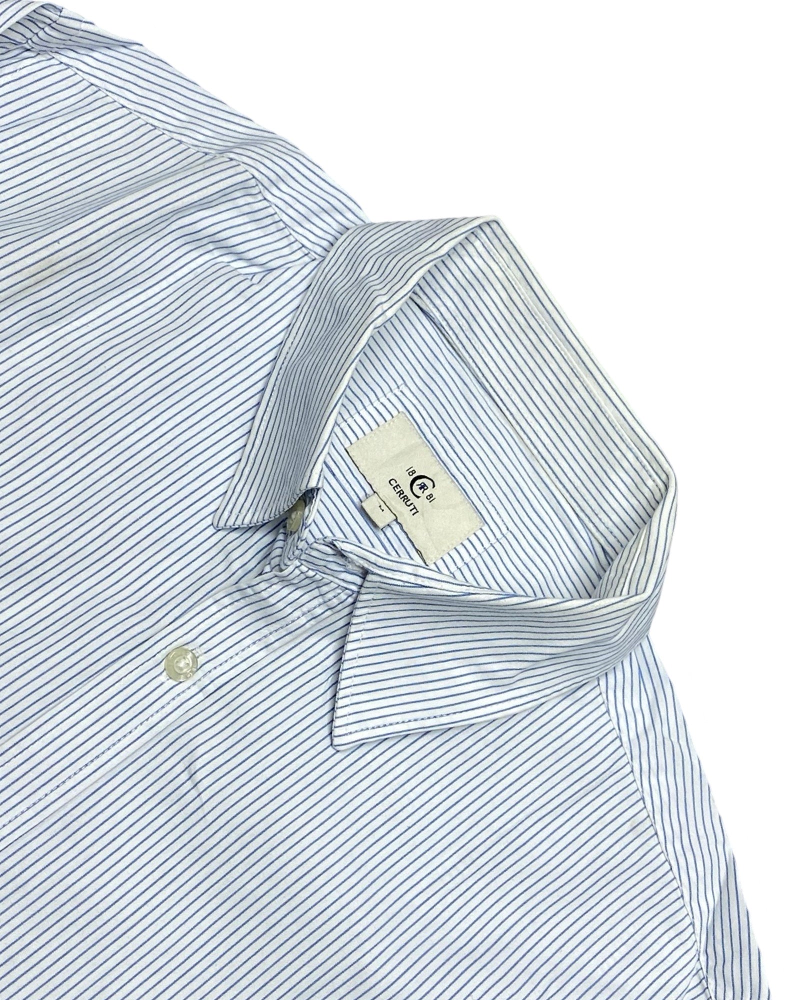 Cerruti Striped Dress Shirt | Small | Chest 19.5”