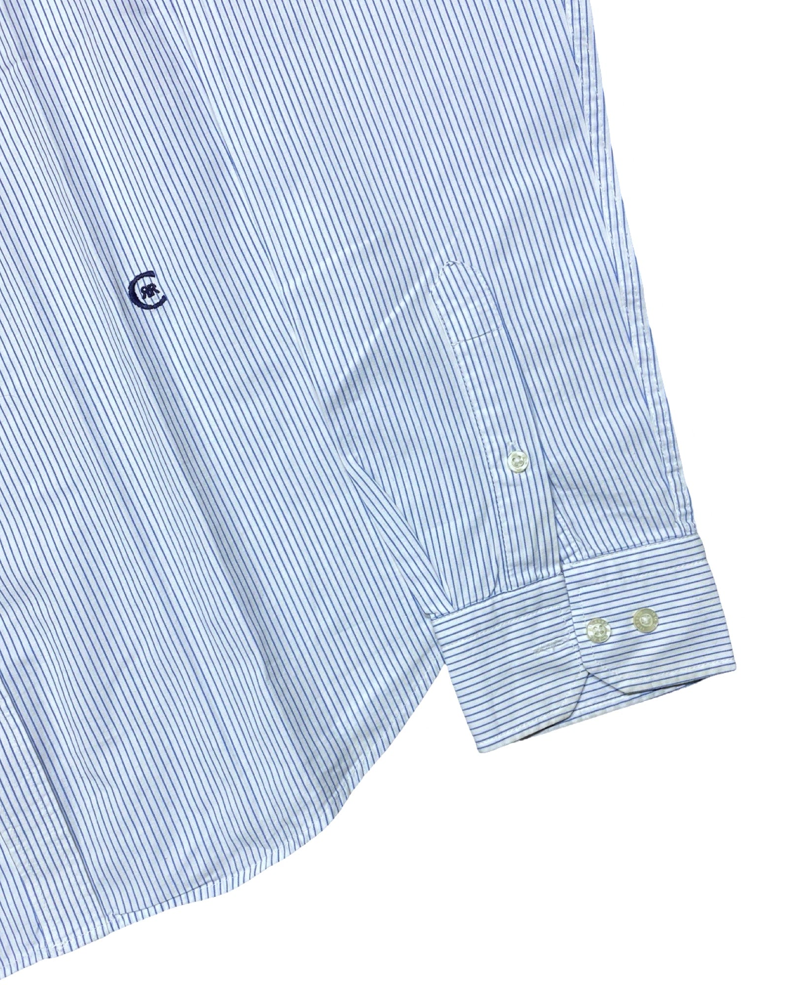 Cerruti Striped Dress Shirt | Small | Chest 19.5”