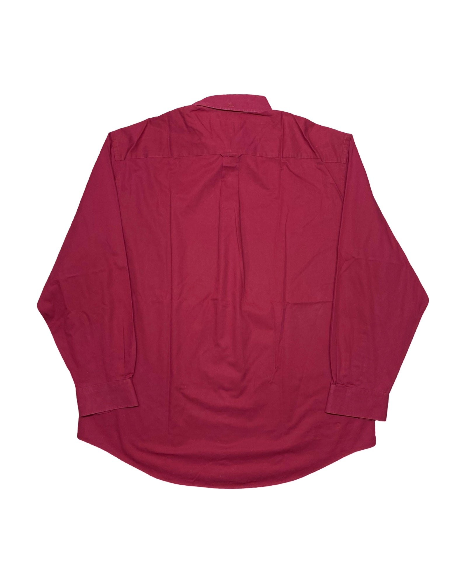 Nordstrom Burgundy Button-Down Shirt | XL | Chest 27”