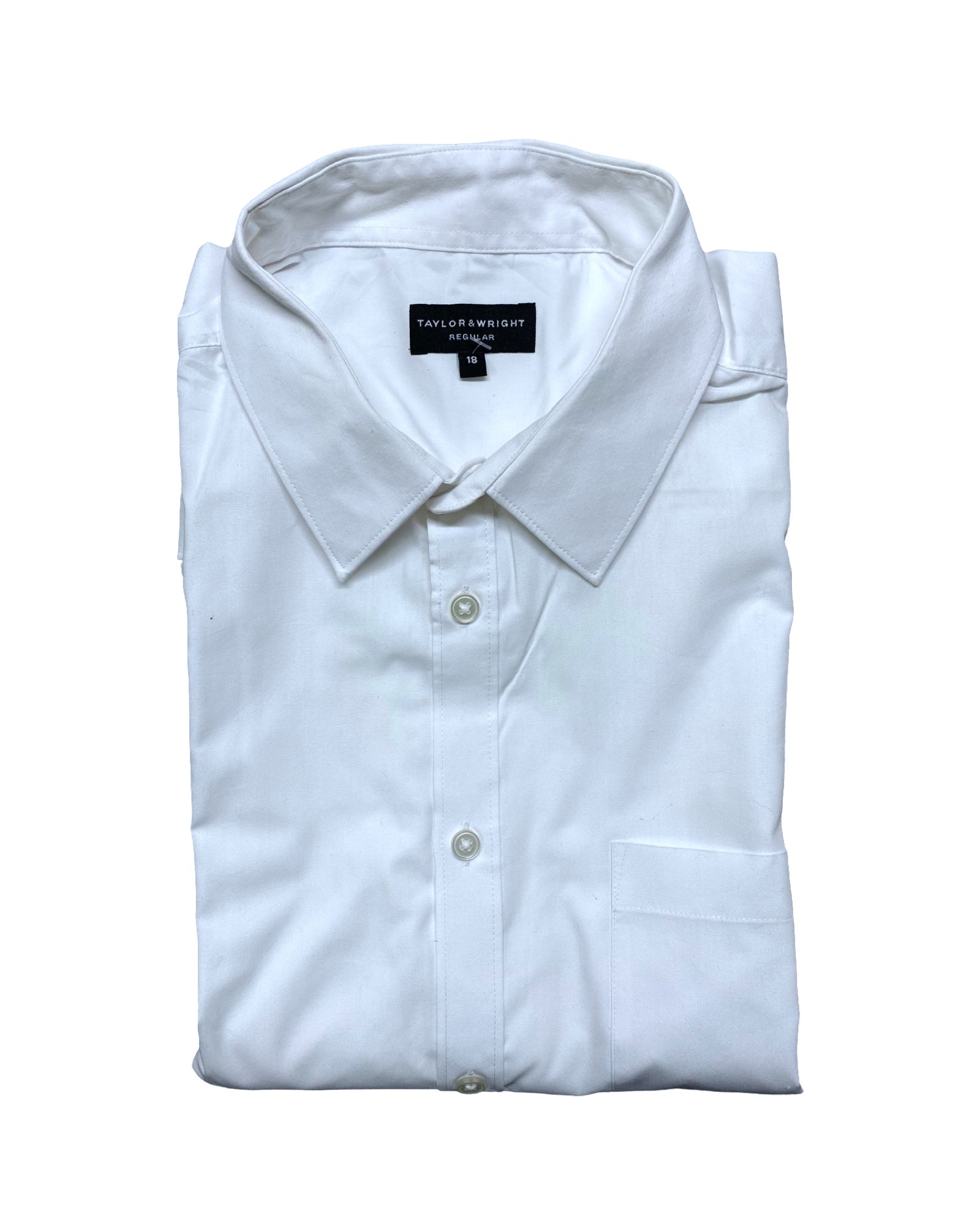 Taylor & Wright White Shirt | XL | Chest 27”