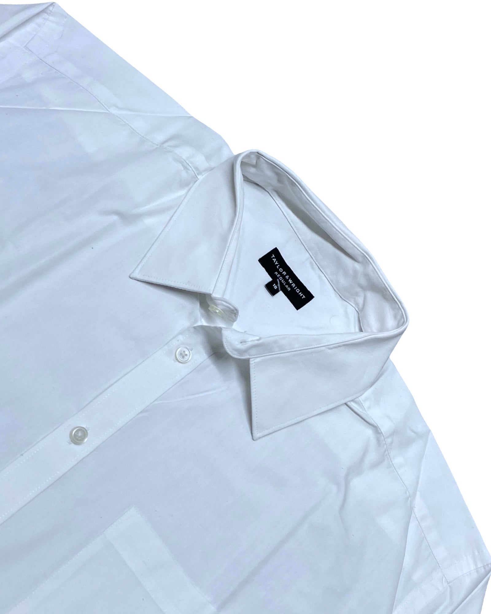 Taylor & Wright White Shirt | XL | Chest 27”
