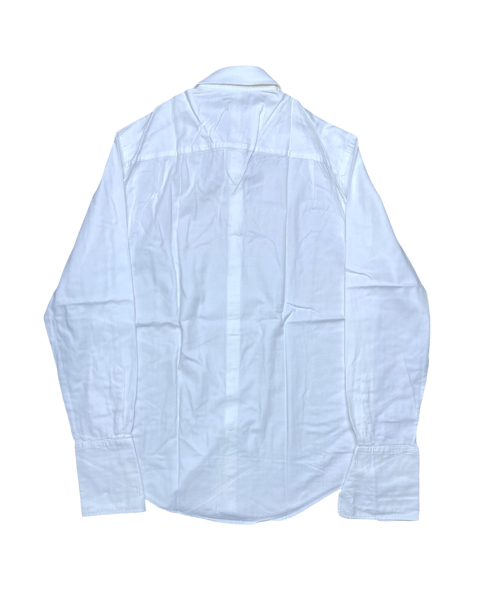 Jaeger Crisp Cotton White Shirt | Medium | Chest 22”