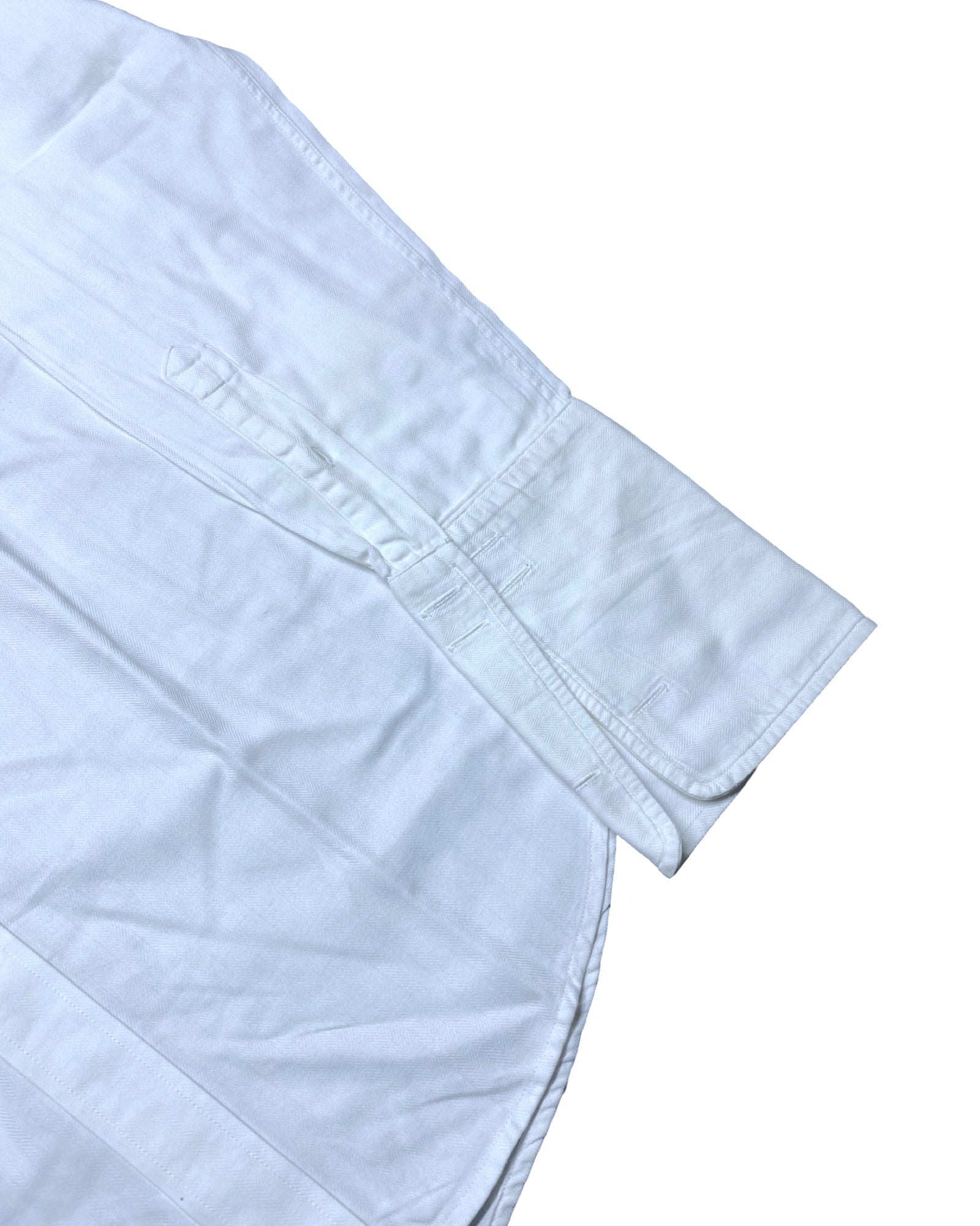 Jaeger Crisp Cotton White Shirt | Medium | Chest 22”