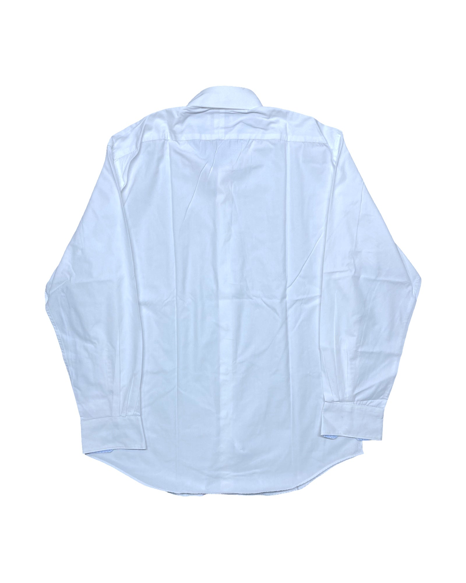 T.M.Lewin White Cotton Dress Shirt | Large | Chest 24”