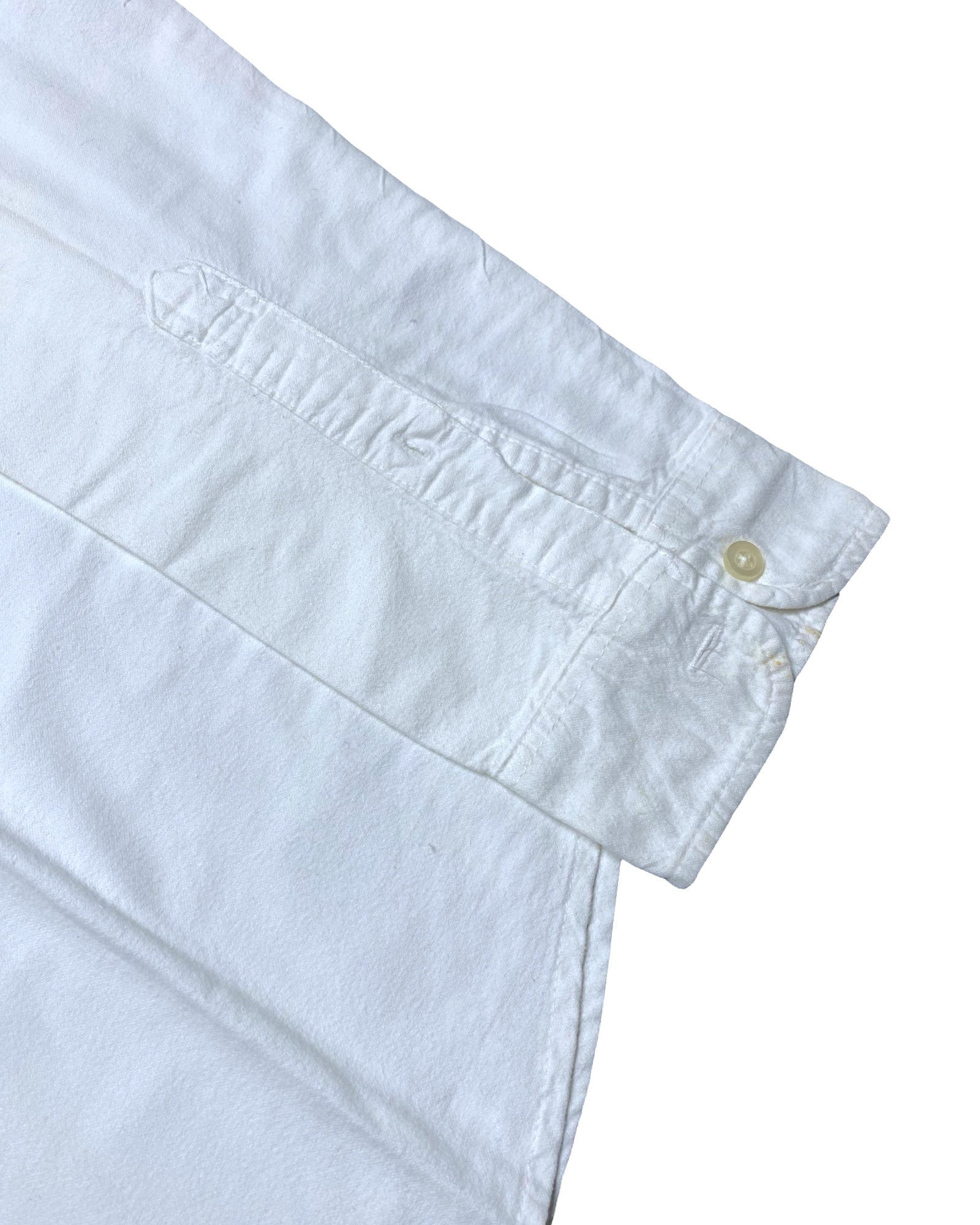 Hollister White Cotton Shirt | Large | Chest 24.5”