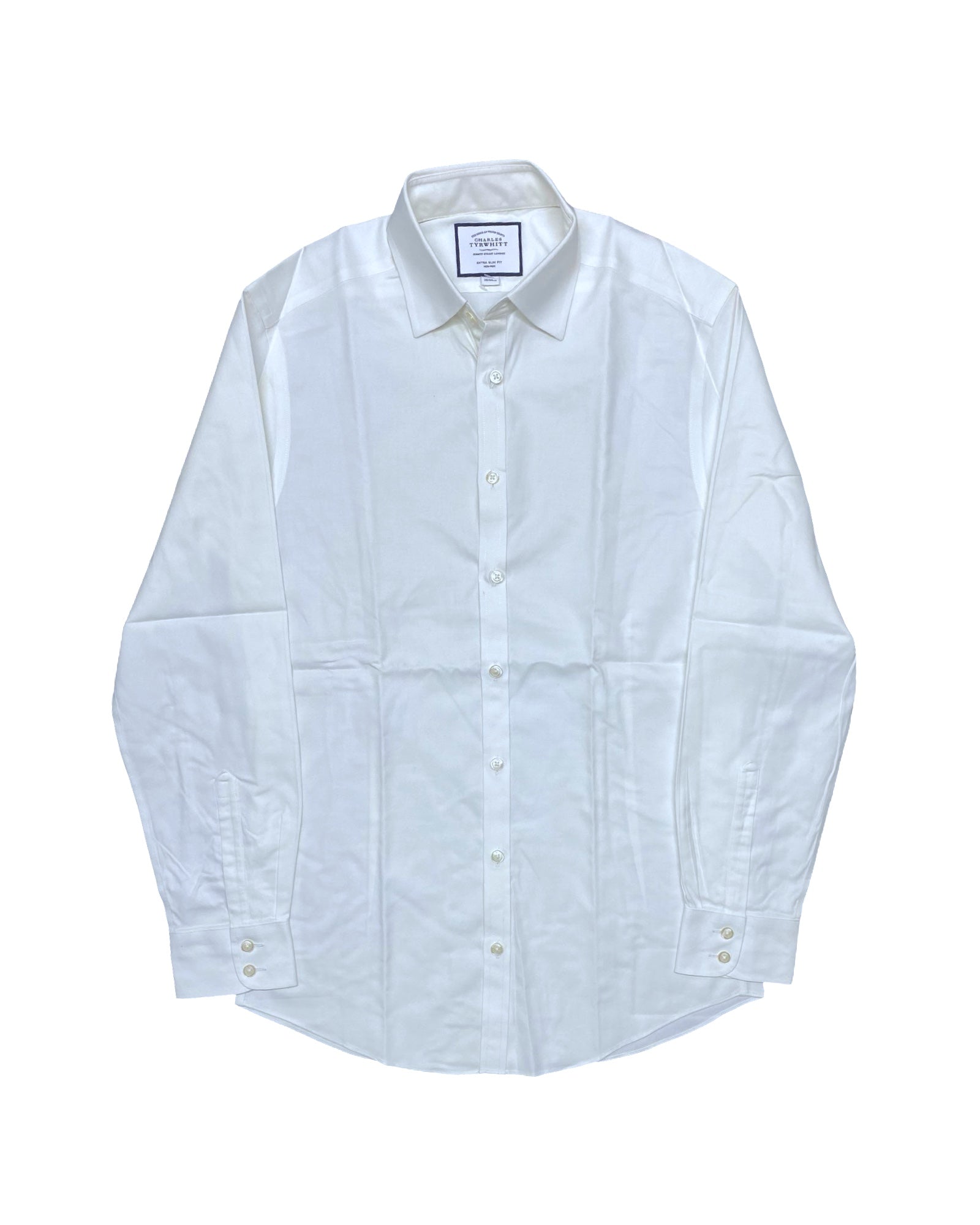 Charles Tyrwhitt White Shirt | Small | Chest 19.5”
