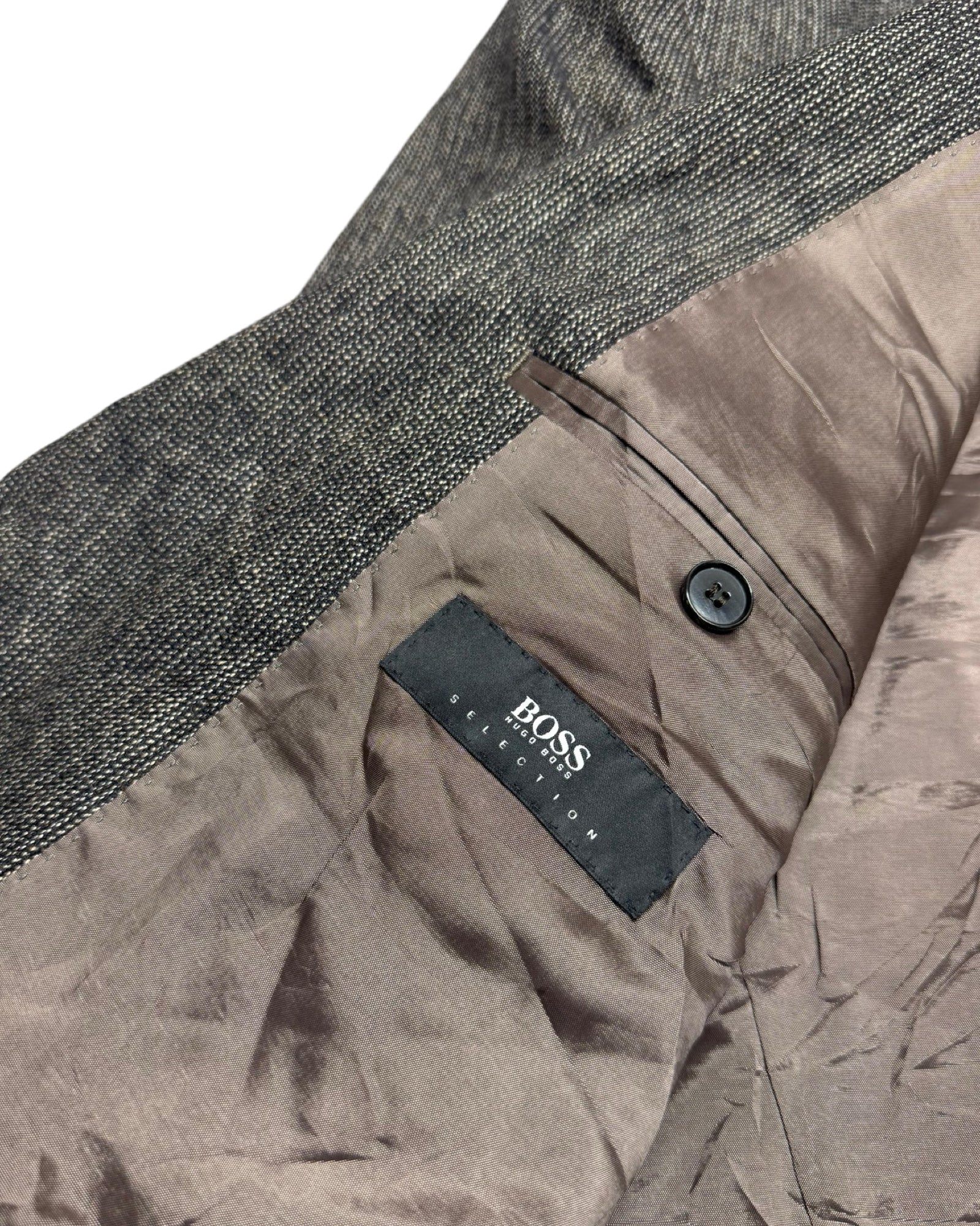 Hugo Boss Brown Textured Cashmere Blazer | Size 54 (Large)