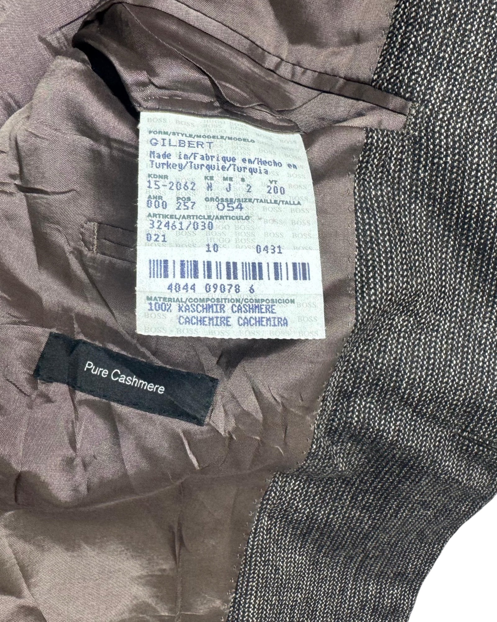 Hugo Boss Brown Textured Cashmere Blazer | Size 54 (Large)
