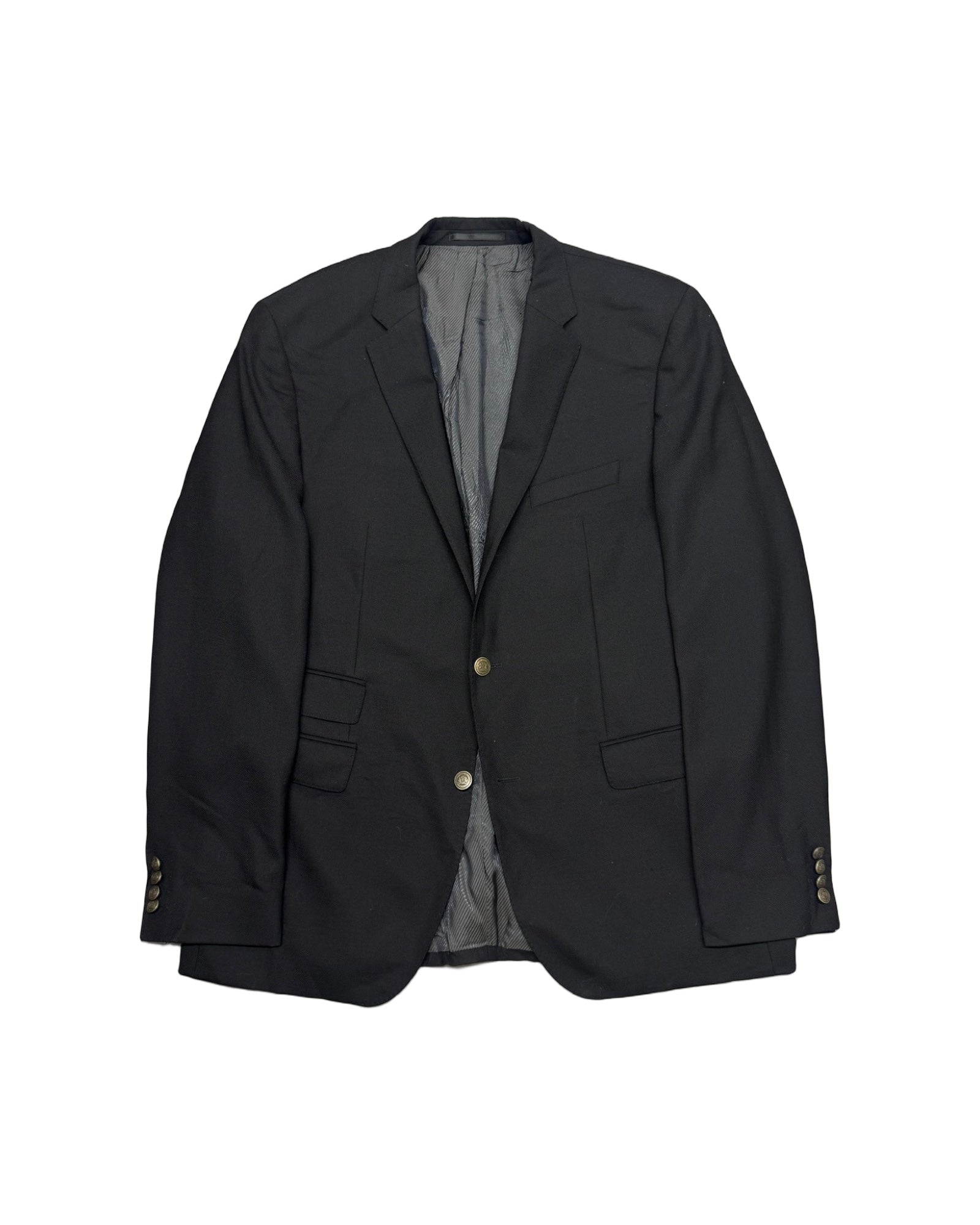 Hugo Boss Black Virgin Wool Blazer | US 44R (Medium/Large)