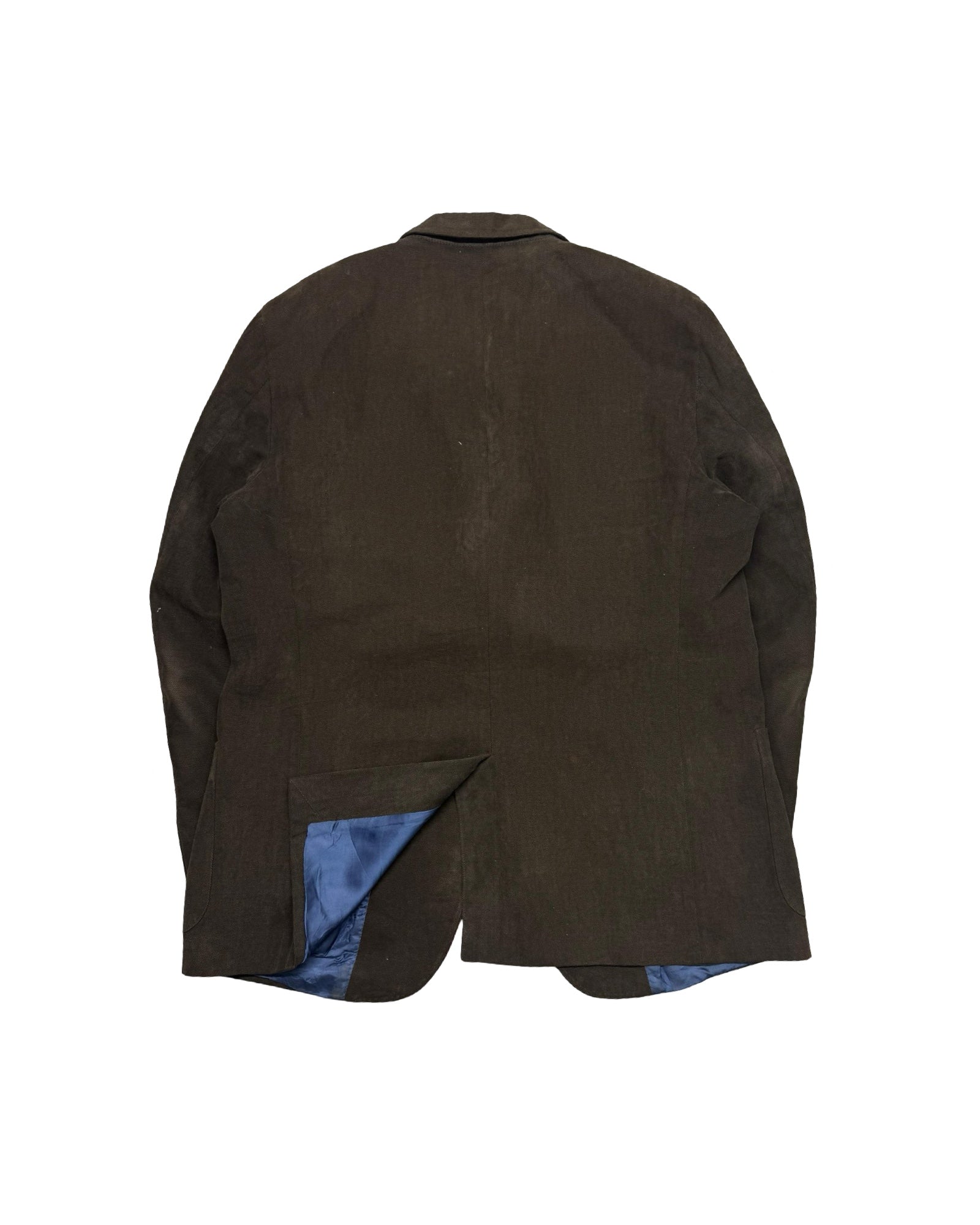 GANT Brown Cotton Textured Blazer | Size 54 (Large)