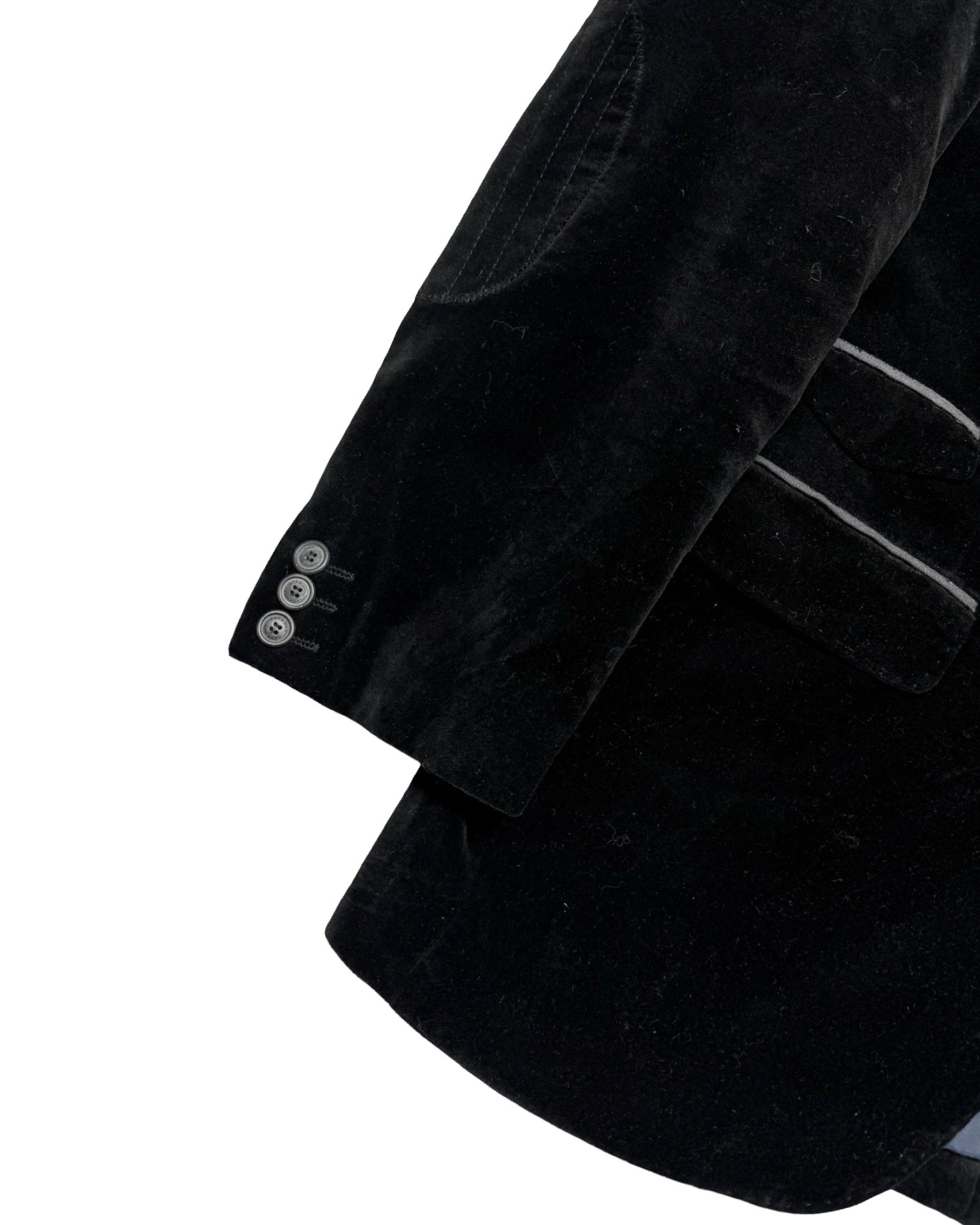 Zara Man Black Velvet Blazer | Size 52 (Medium)