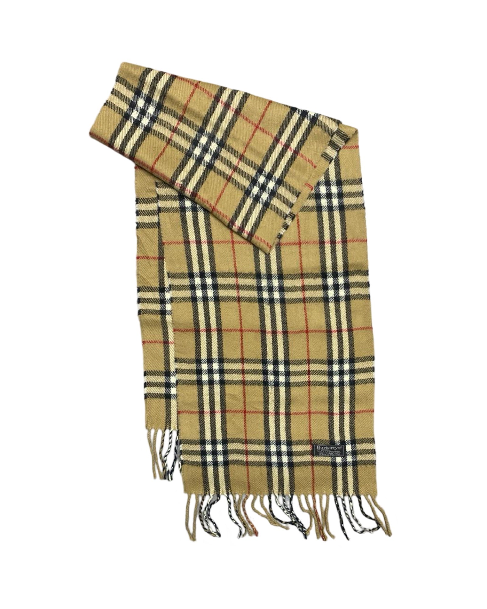 Burberry Vintage Check Wool Scarf | Classic Nova Check | 100% Lambswool (0175)