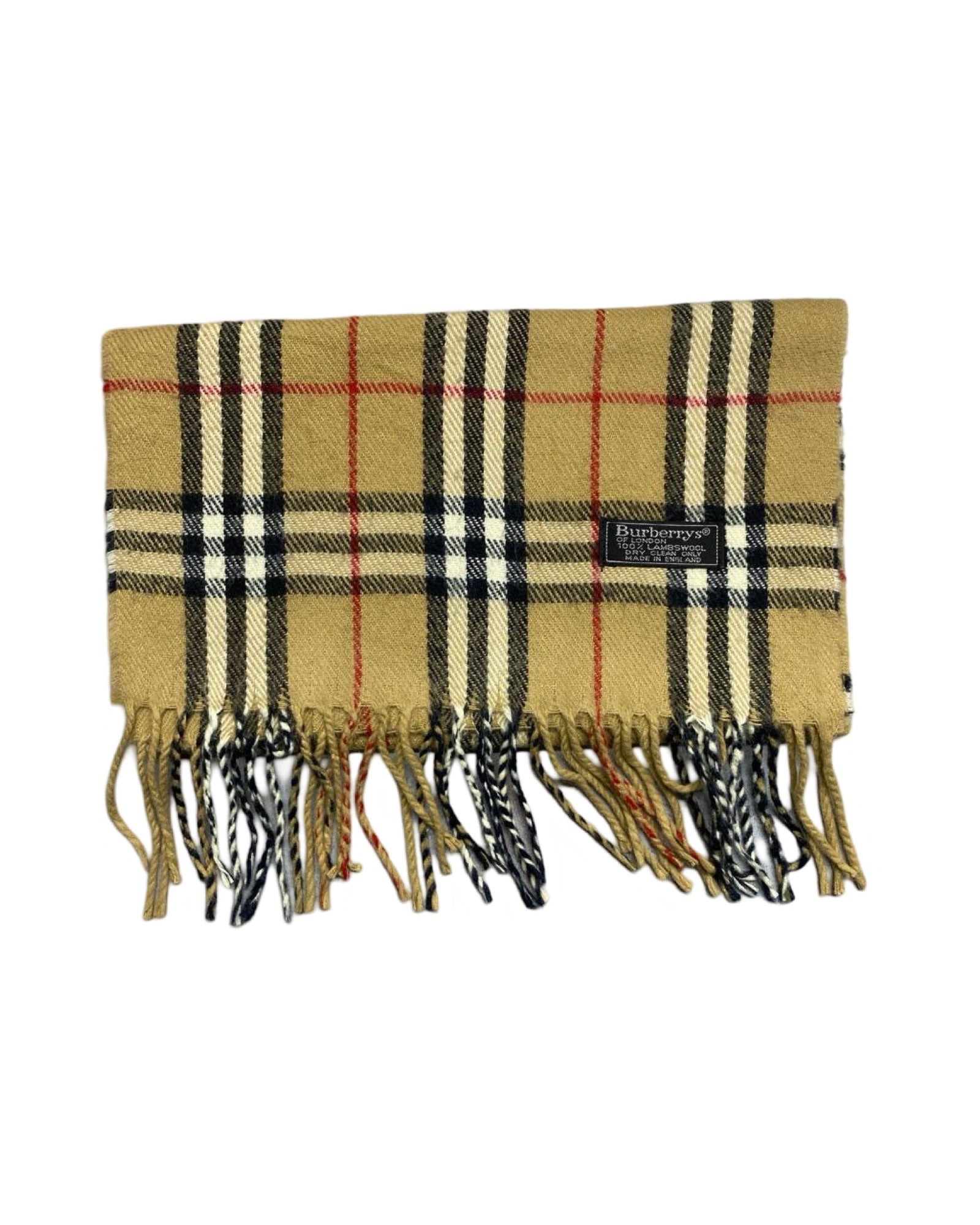 Burberry Vintage Check Wool Scarf | Classic Nova Check | 100% Lambswool (0175)