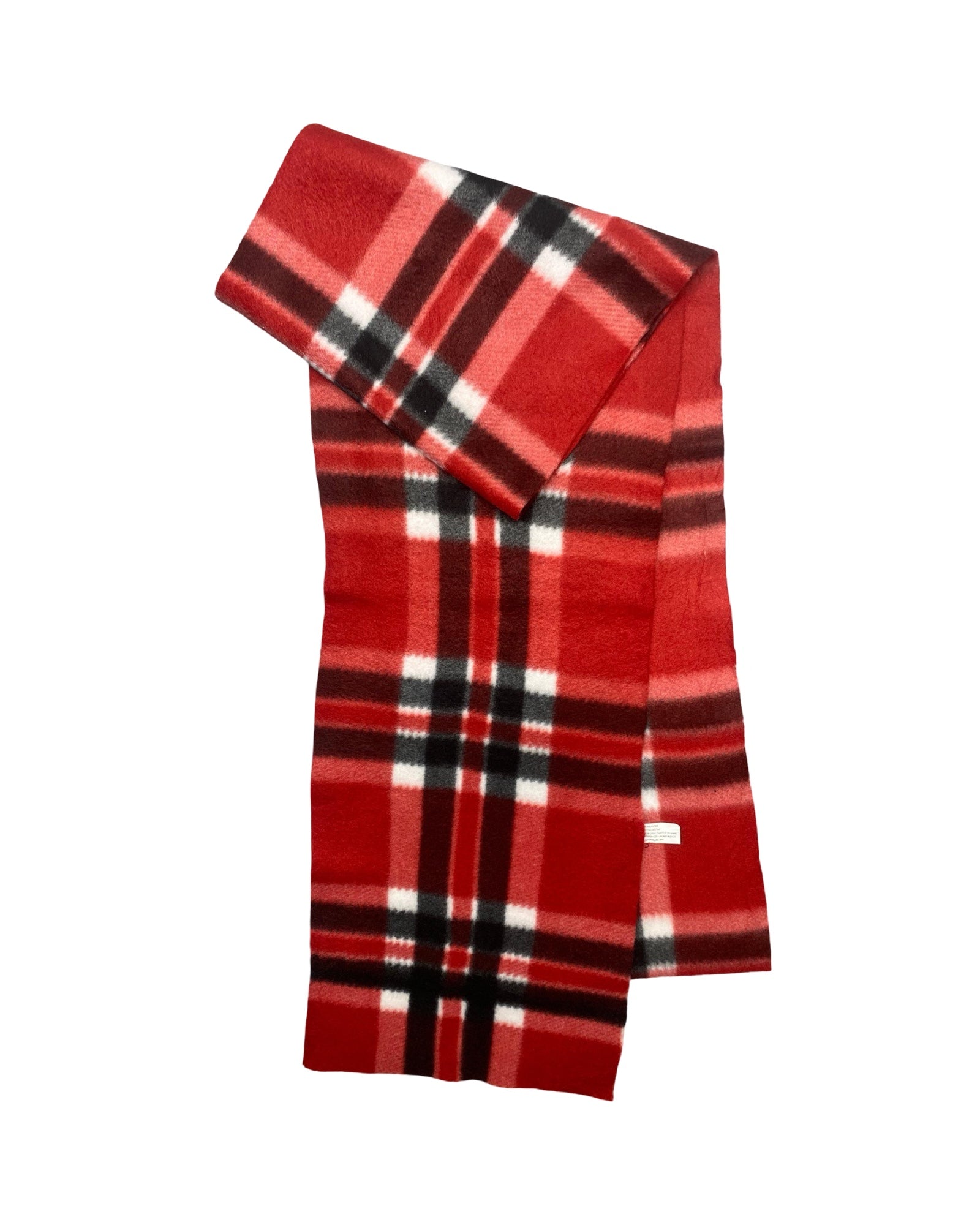 Quiet Luxury Red Plaid Scarf | 00197