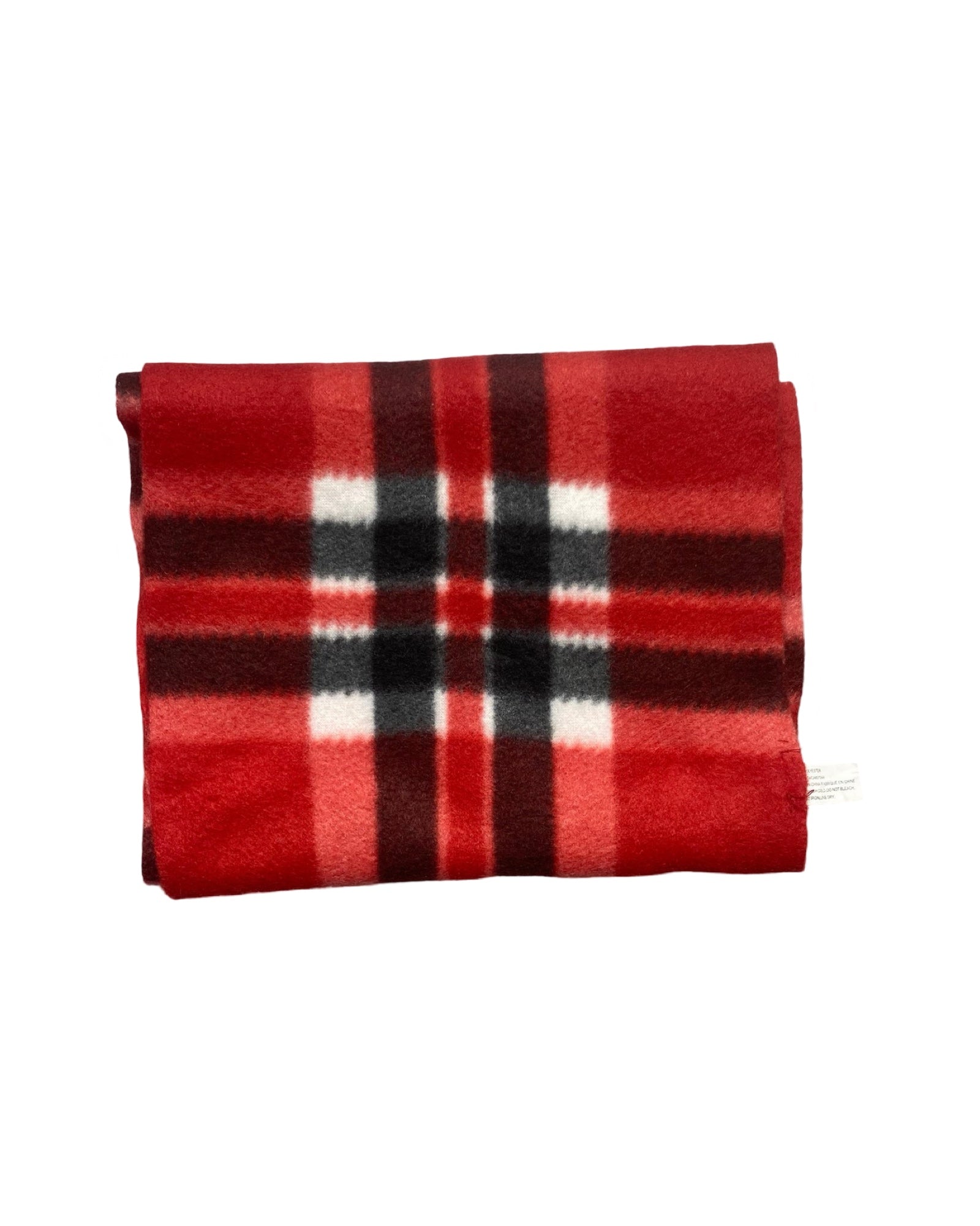 Quiet Luxury Red Plaid Scarf | 00197
