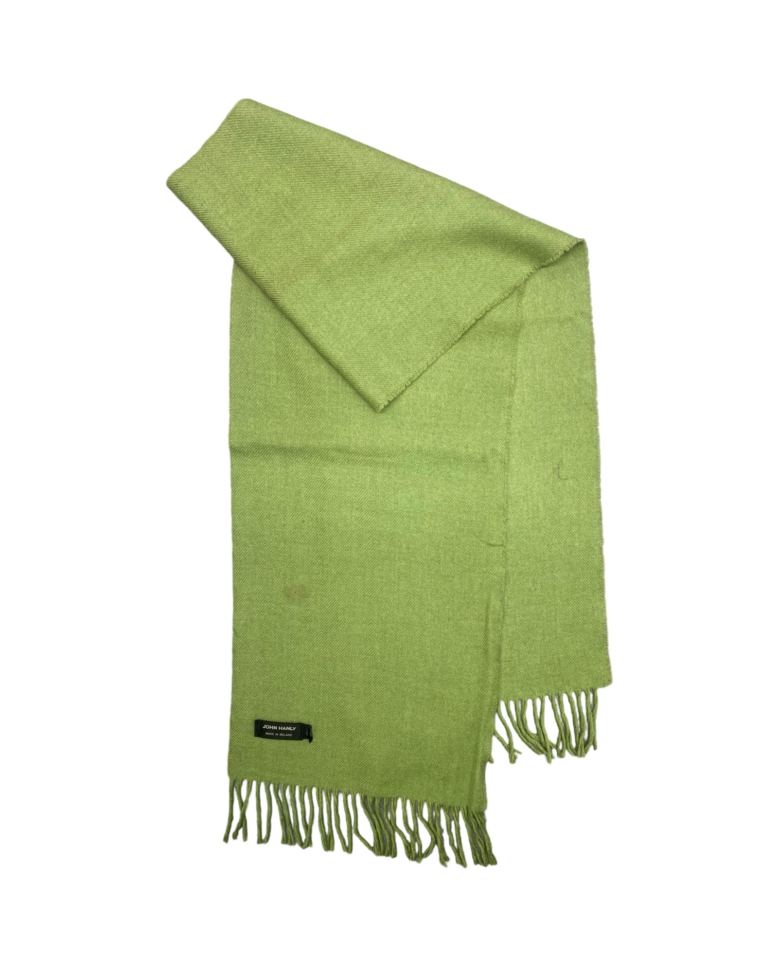 John Hanly Green Wool Scarf | 00201
