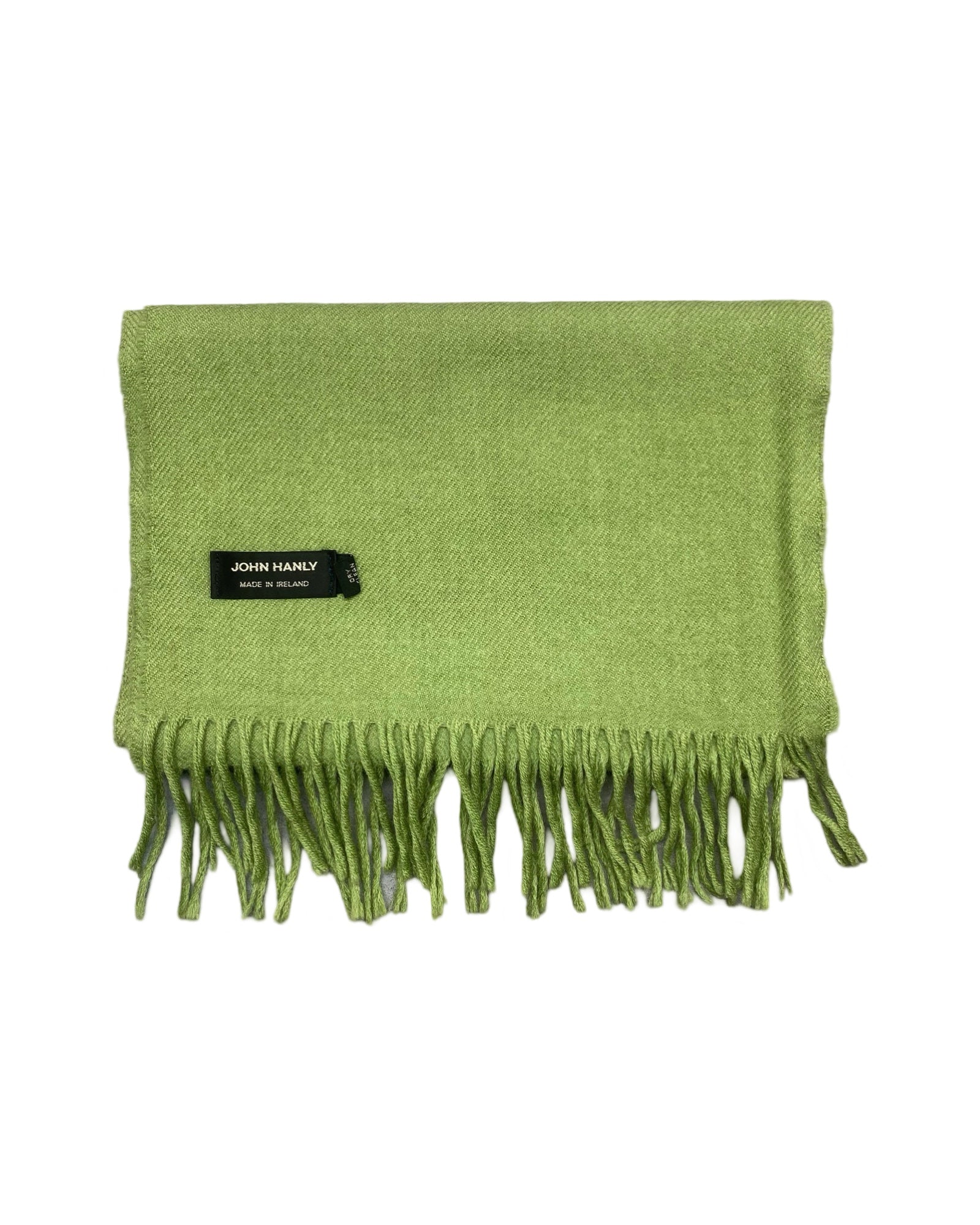 John Hanly Green Wool Scarf | 00201