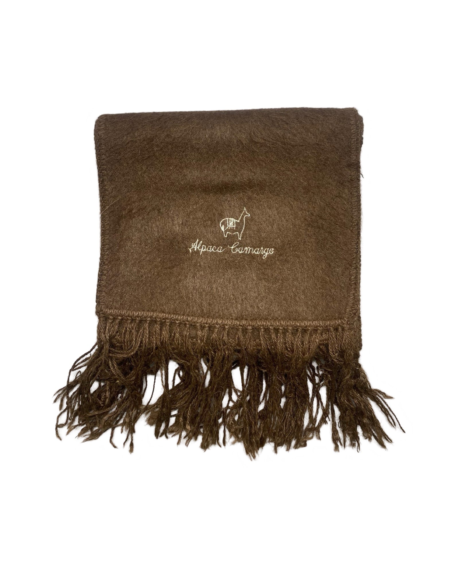 Alpaca Camargo Scarf | Brown Elegance | 00209