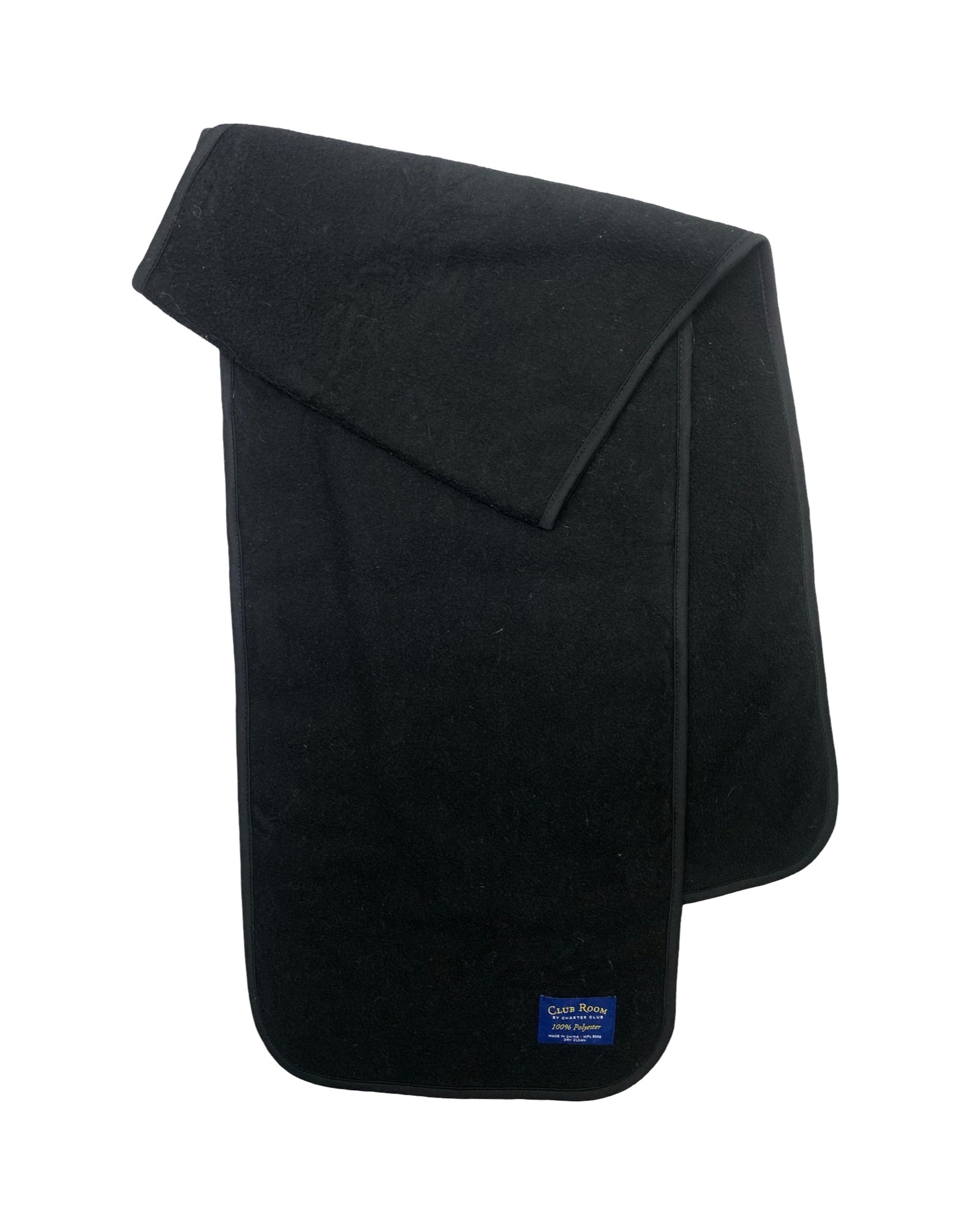 Club Room Black Scarf | 100% Polyester (00194)