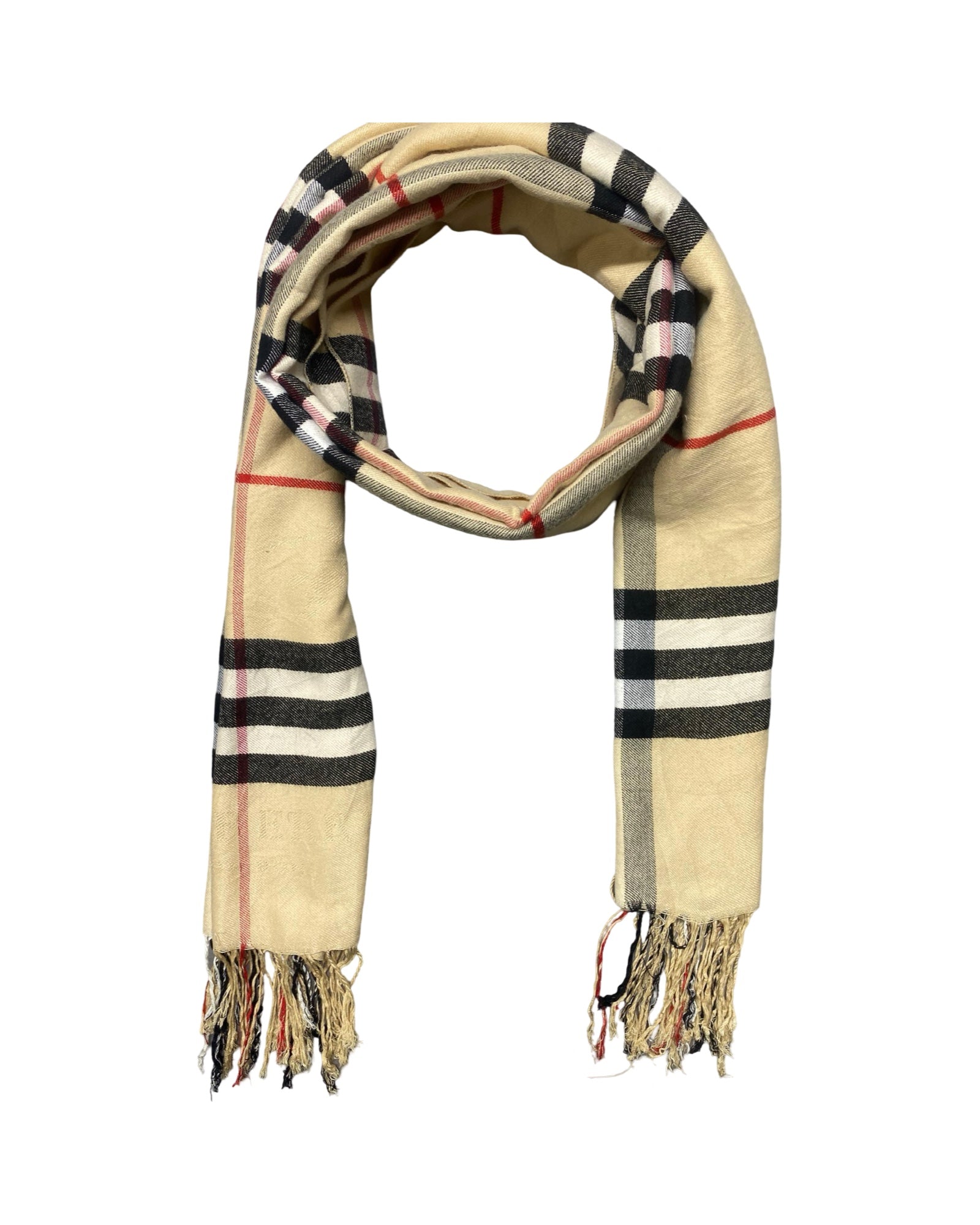 Burberry Beige Nova Check Classic Shawl | 0011