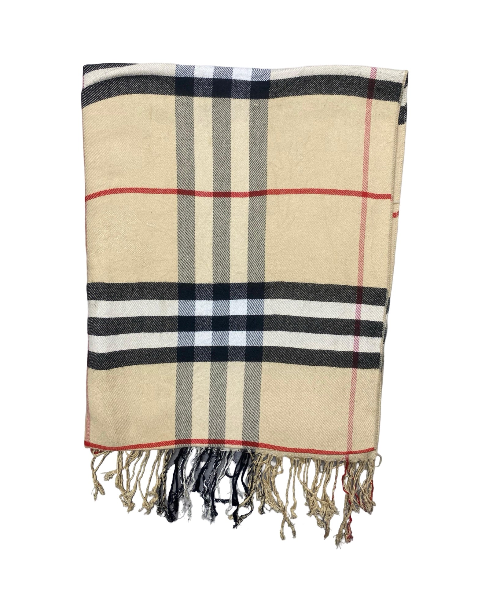 Burberry Beige Nova Check Classic Shawl | 0011