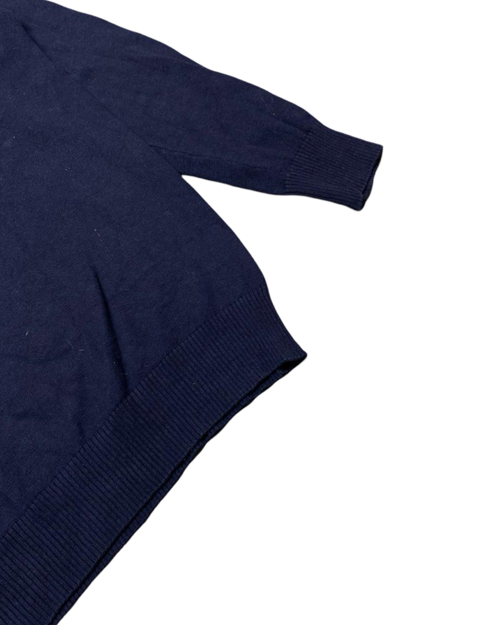 Polo Ralph Lauren Navy Blue V-Neck Sweater | Size Medium