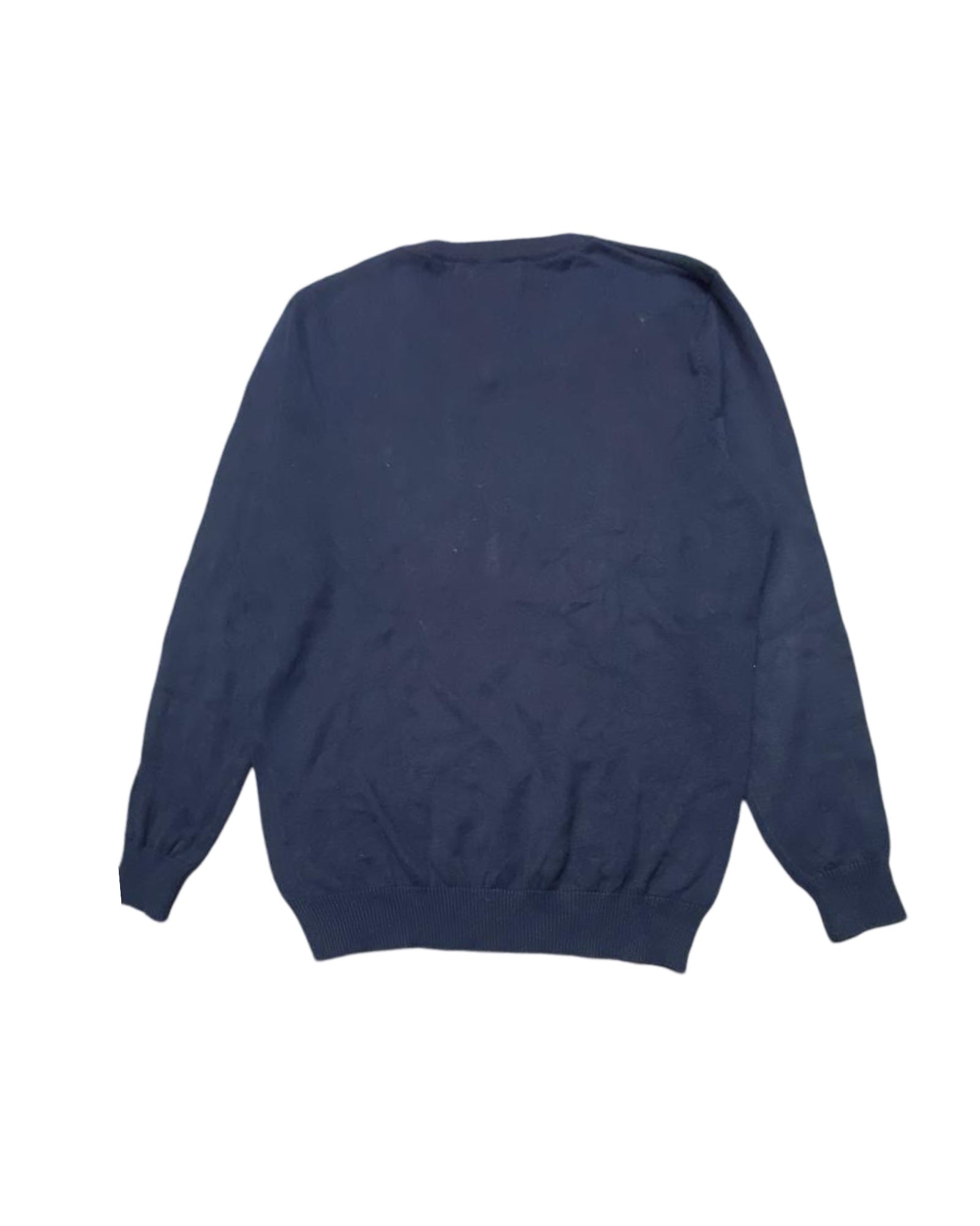Polo Ralph Lauren Navy Blue V-Neck Sweater | Size Medium