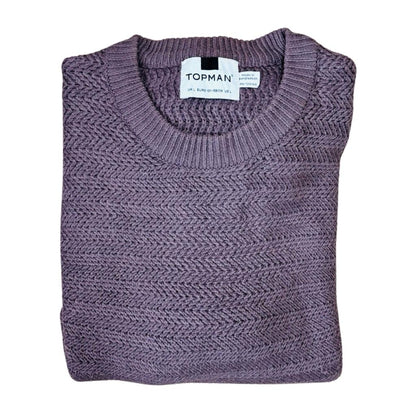 TOPMAN Mauve Knitted Sweater Small