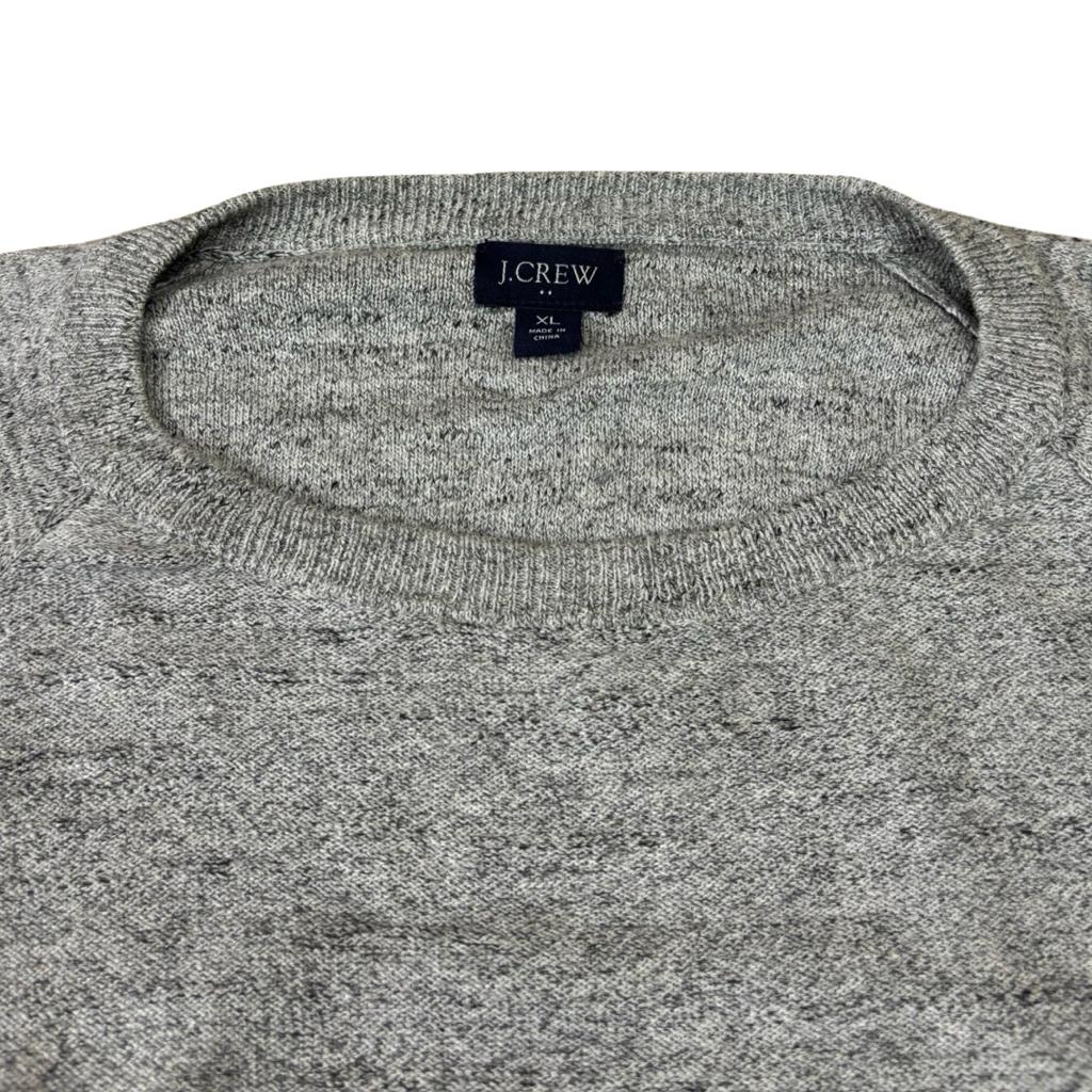 J.CREW Heather Grey Textured XL