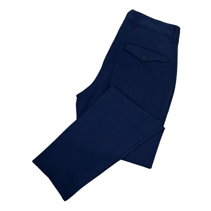 SH Navy Blue Cotton Pants Slim Fit  Waist 32” Length 40”