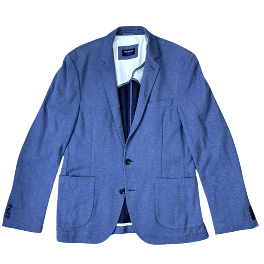 McNeal Sky Blue Unstructured Casual Blazer