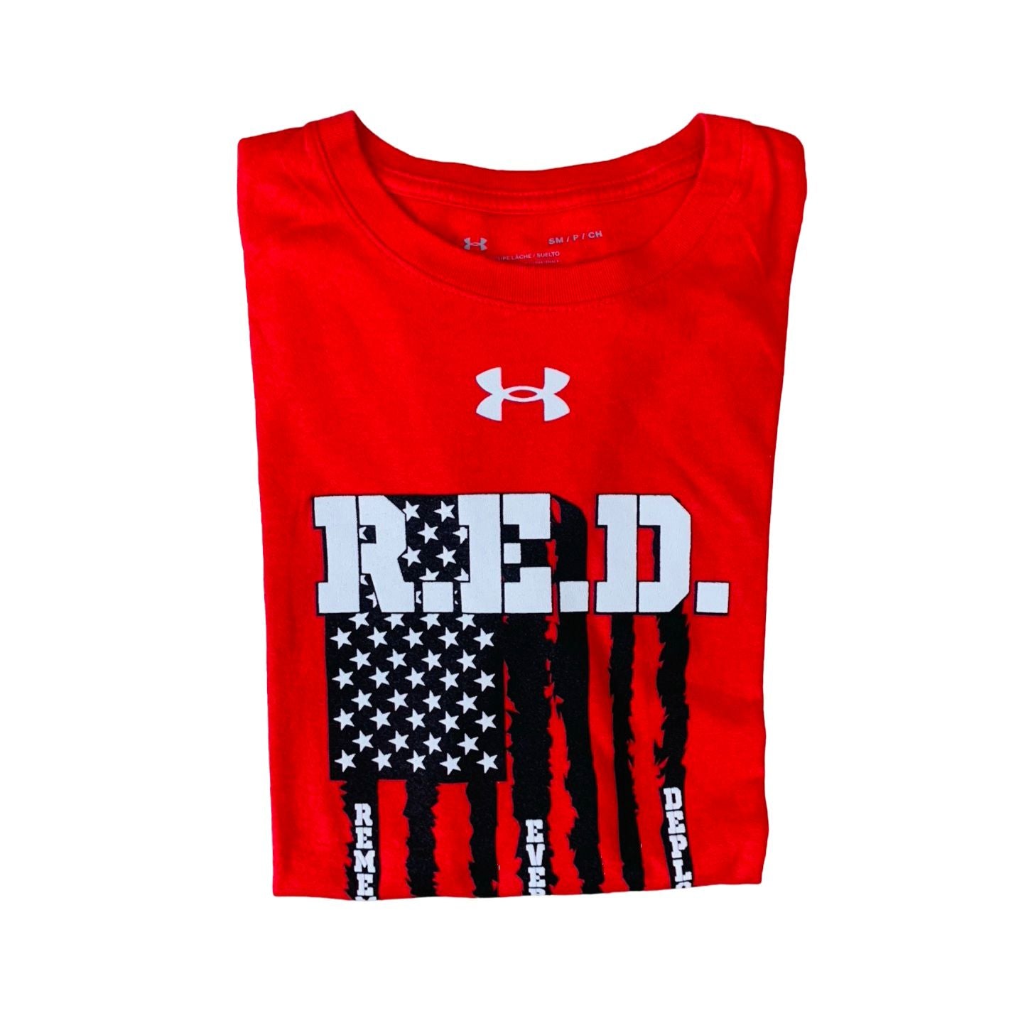 Under Armour Red Chest  19.5” Sleeves 9”