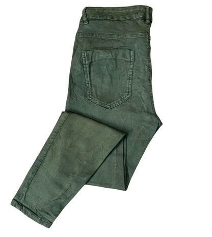 Zara Olive green  Waist 30-32” Length 36.5”