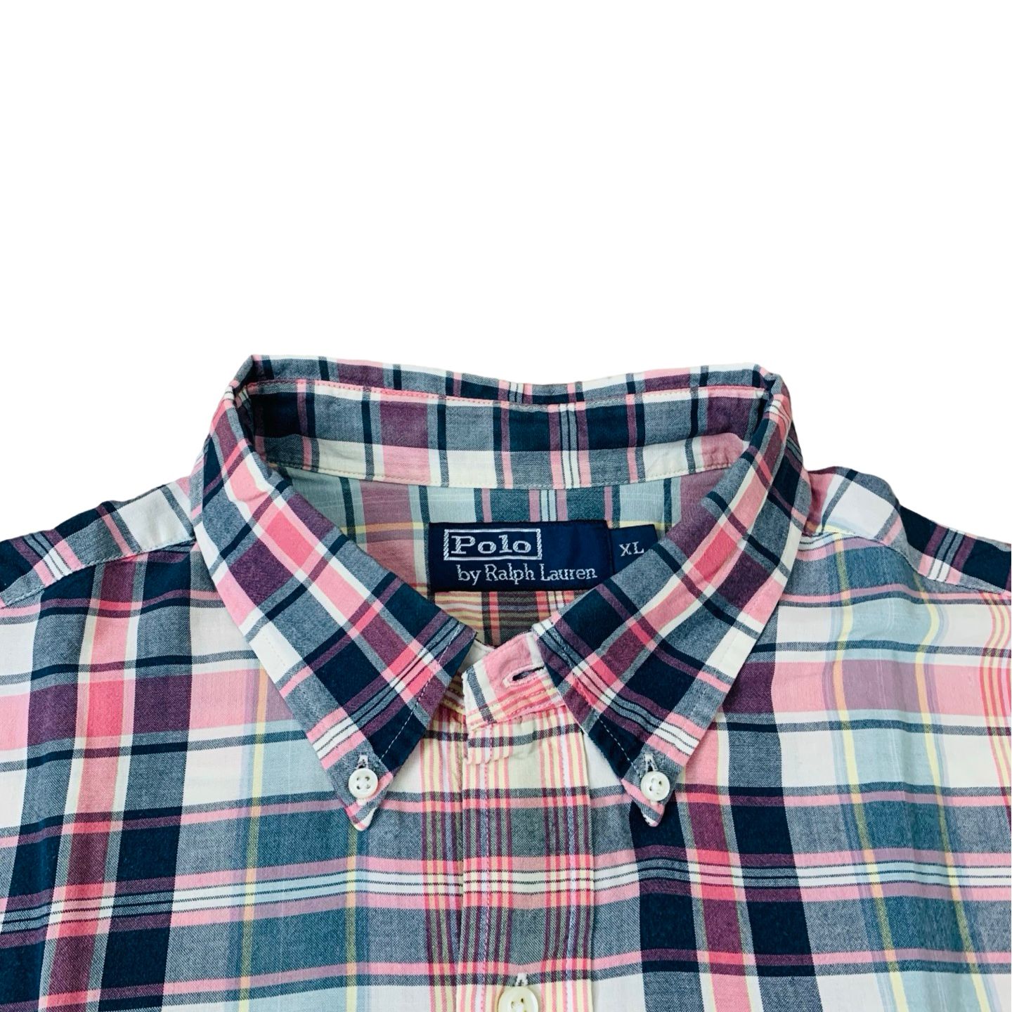 Polo by RL Multi box check Large  Chest 25”