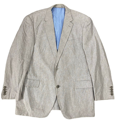 CANDA Beige stripes Blazer [Chest 22”]