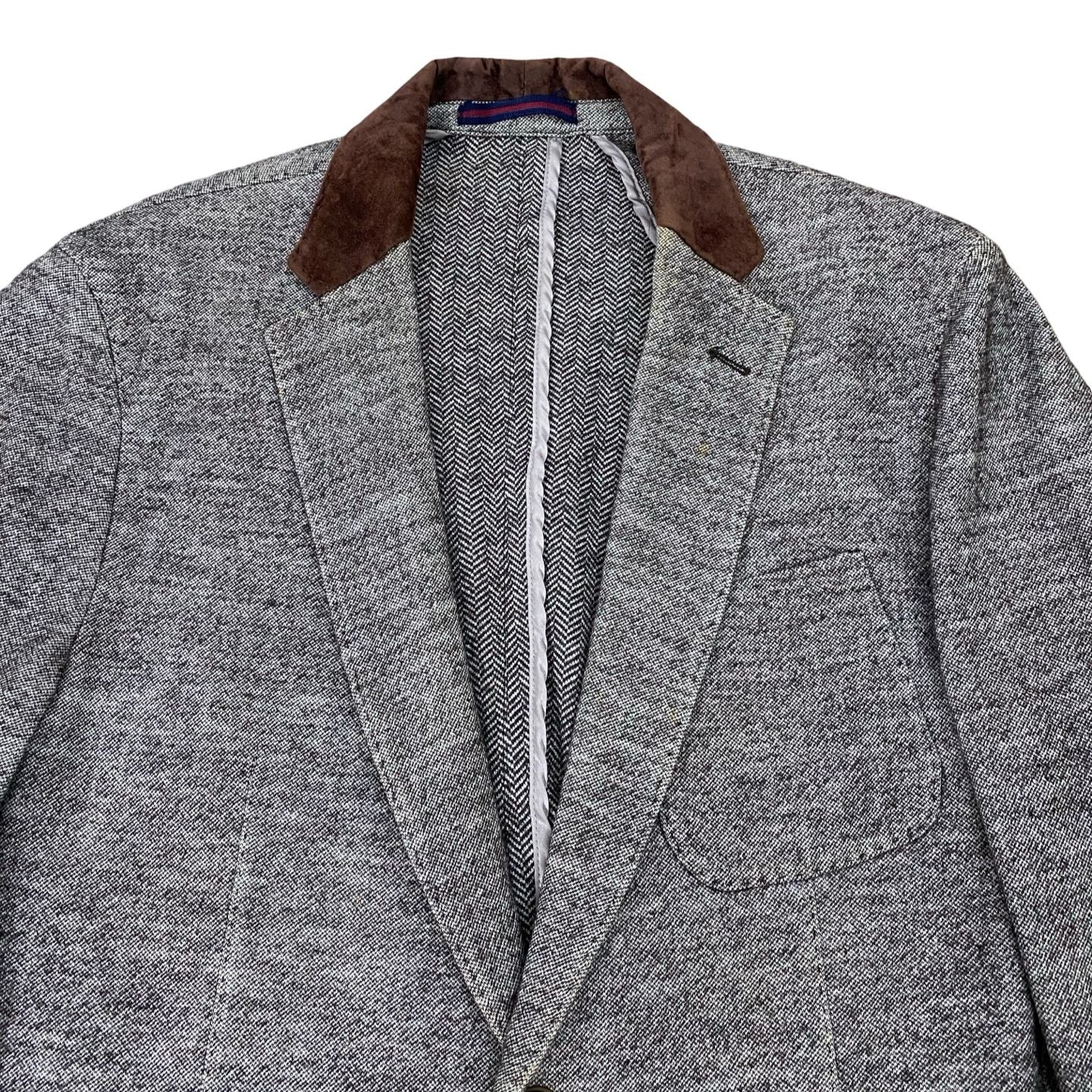 Rodrigo Grey Textured Blazer [Chest 20”]