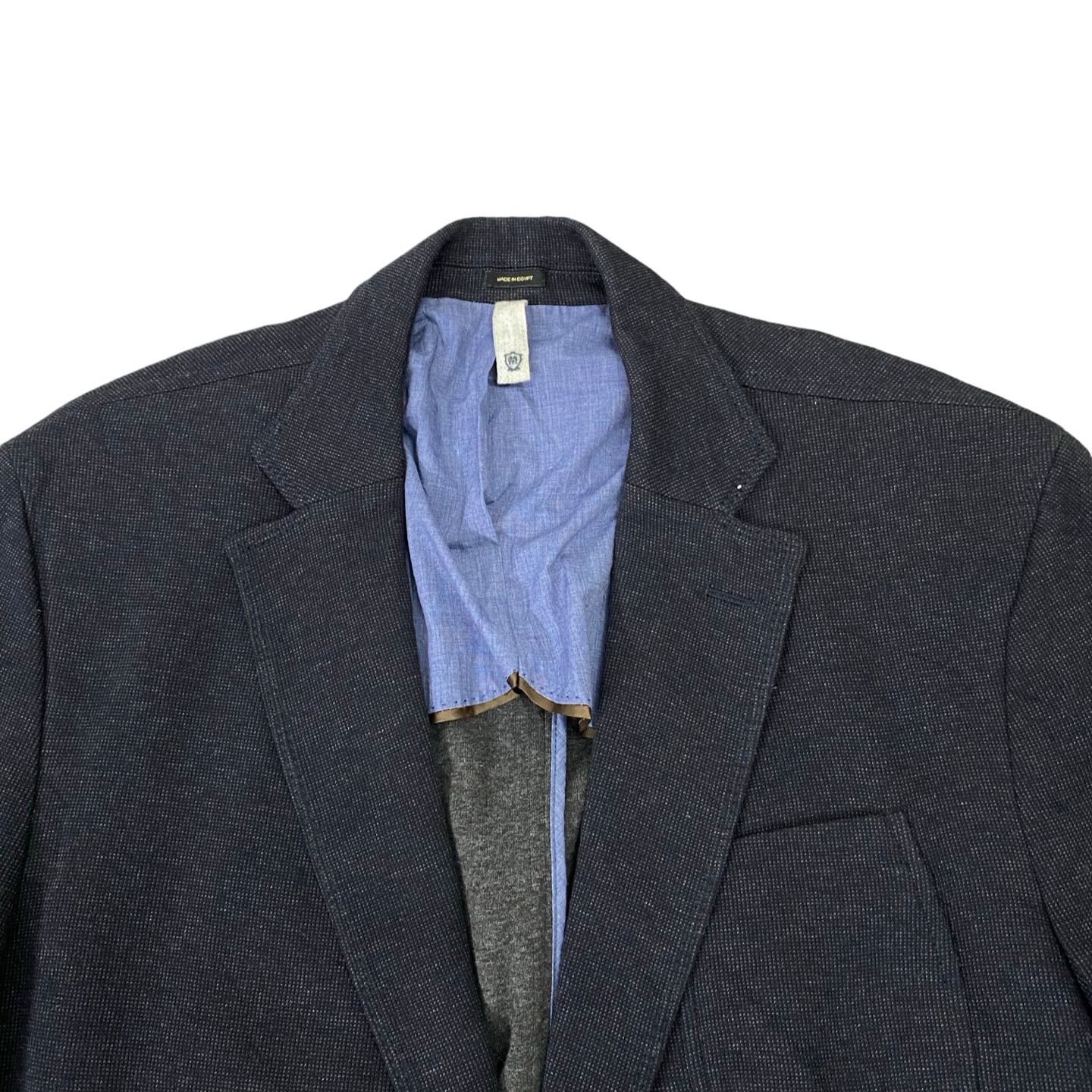 Massimo dutti Navy Blue Textured Blazer [Chest 22”]