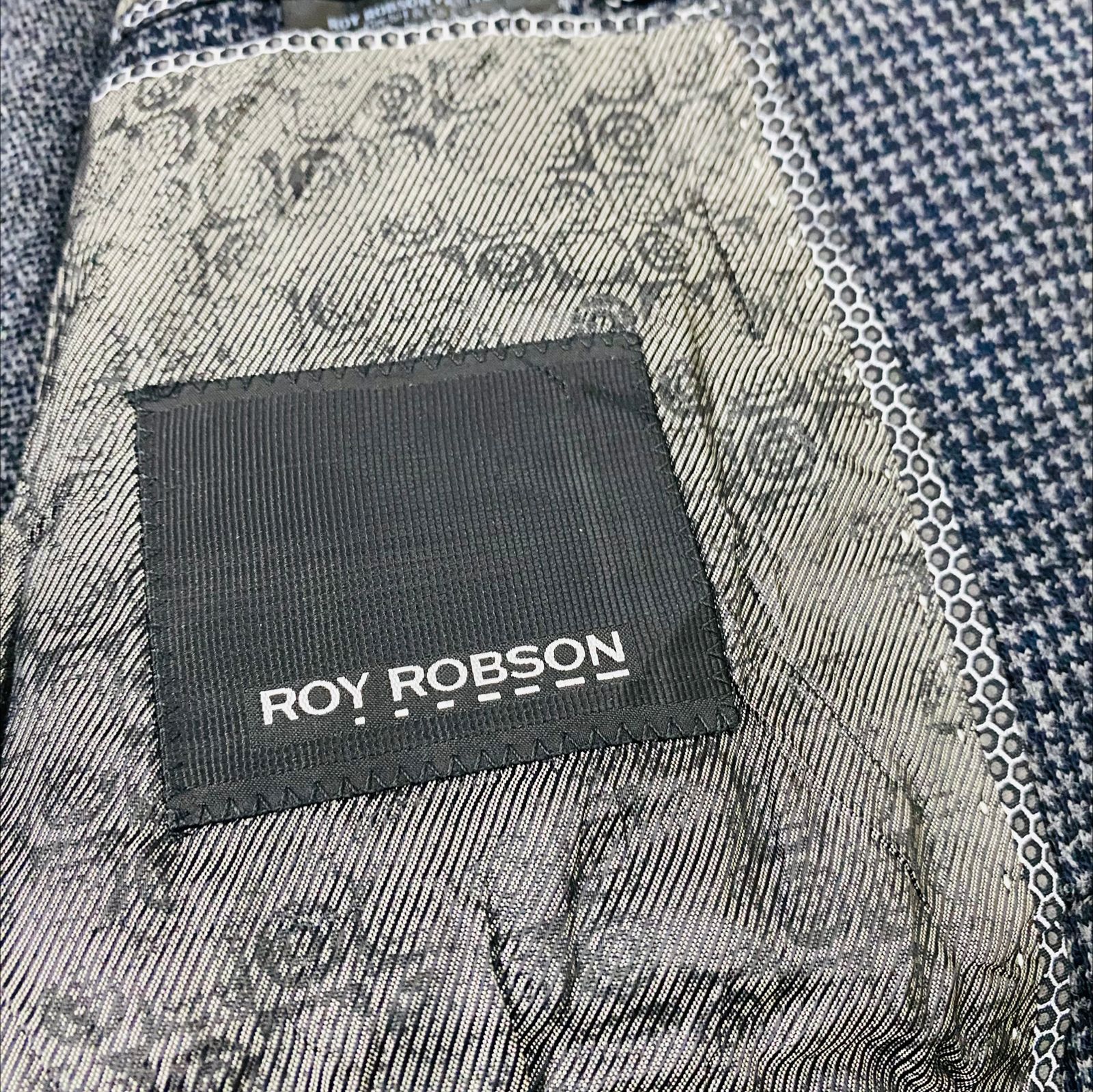 Roy Robson Charcoal textured Blazer [Chest 25”]