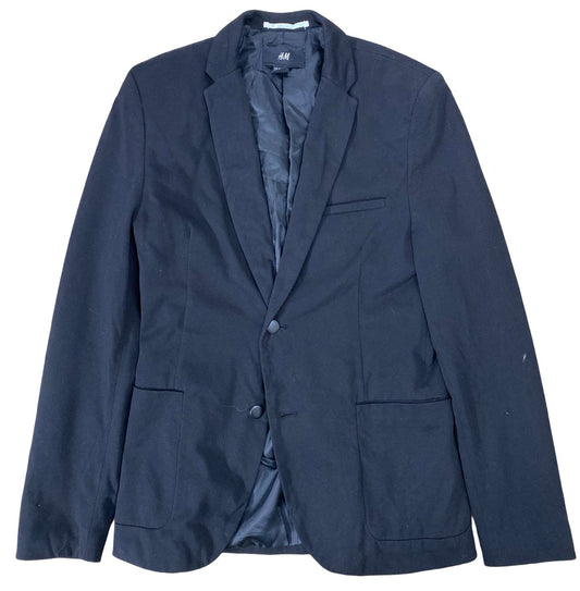 H&M - Black 100% polyester Blazer [Chest 19.5”]