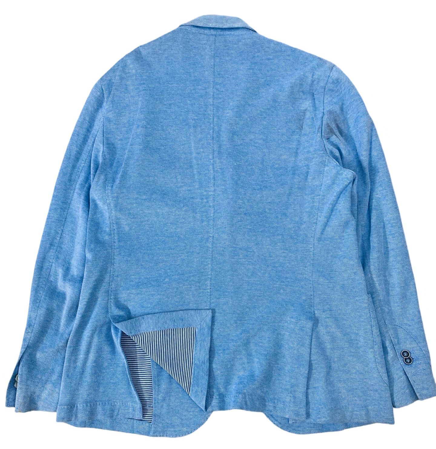 Massimo Dutti - Sky blue Mix Blend Blazer [Chest 22”]