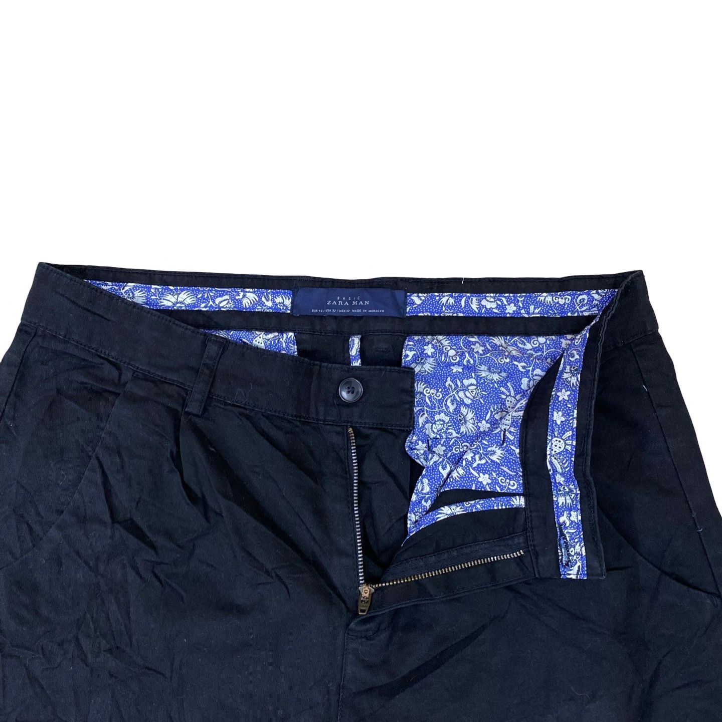 Man Zara Basic Black Trousers Men's Black Trousers Explore Our New