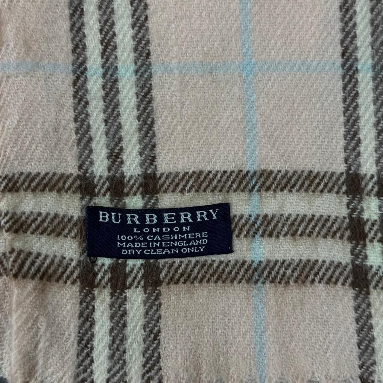 Burberry Soft Pink Check Scarf | 100% Cashmere (0061)