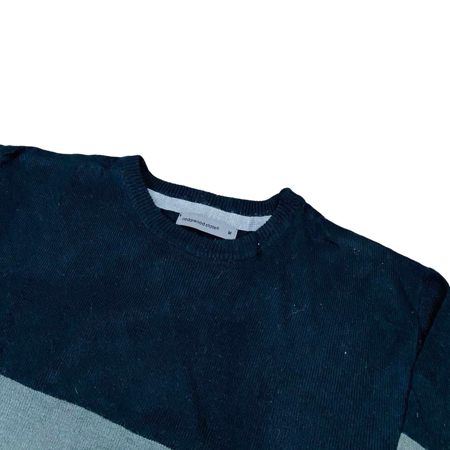 Cedar Wood State Striped Sweater | Medium