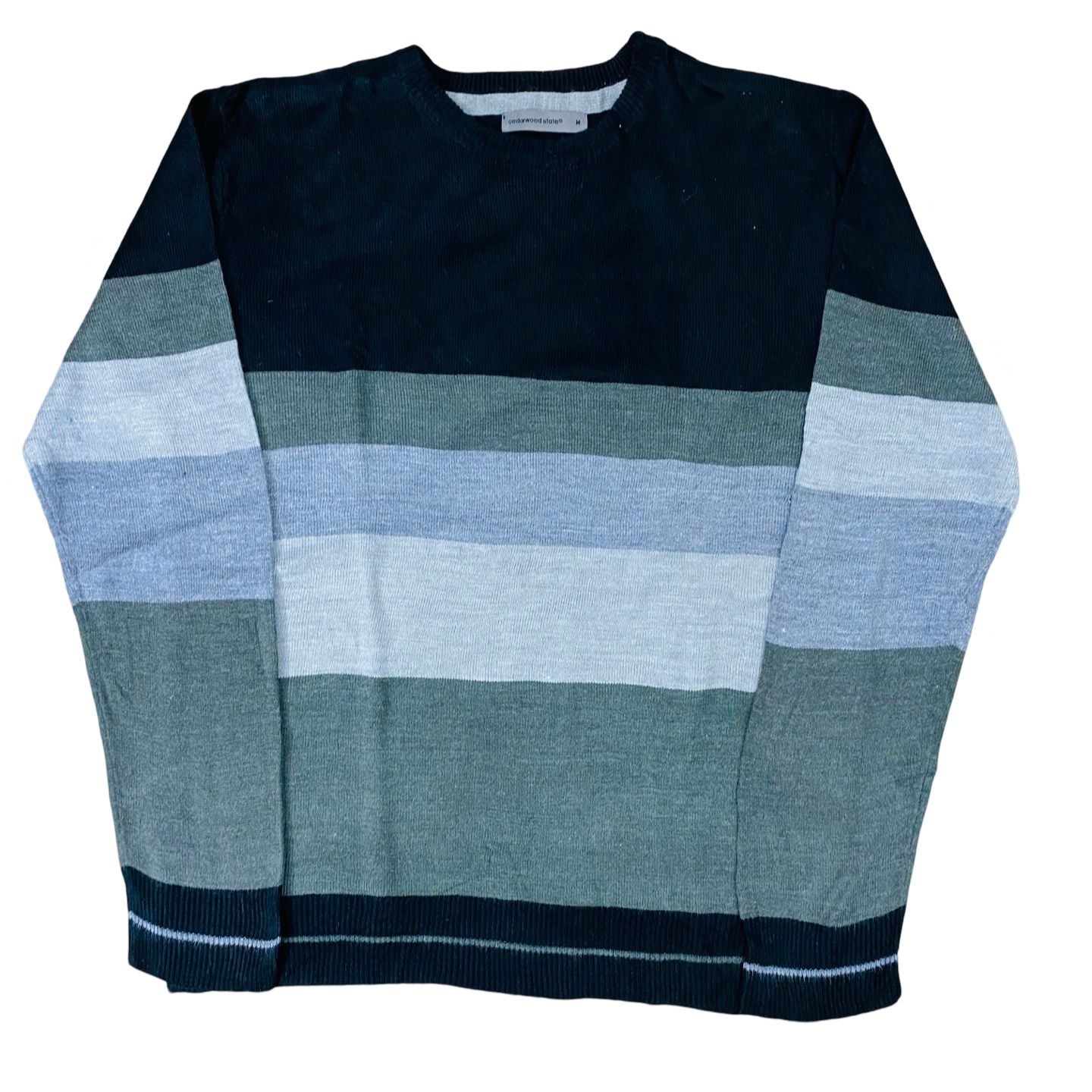 Cedar Wood State Striped Sweater | Medium