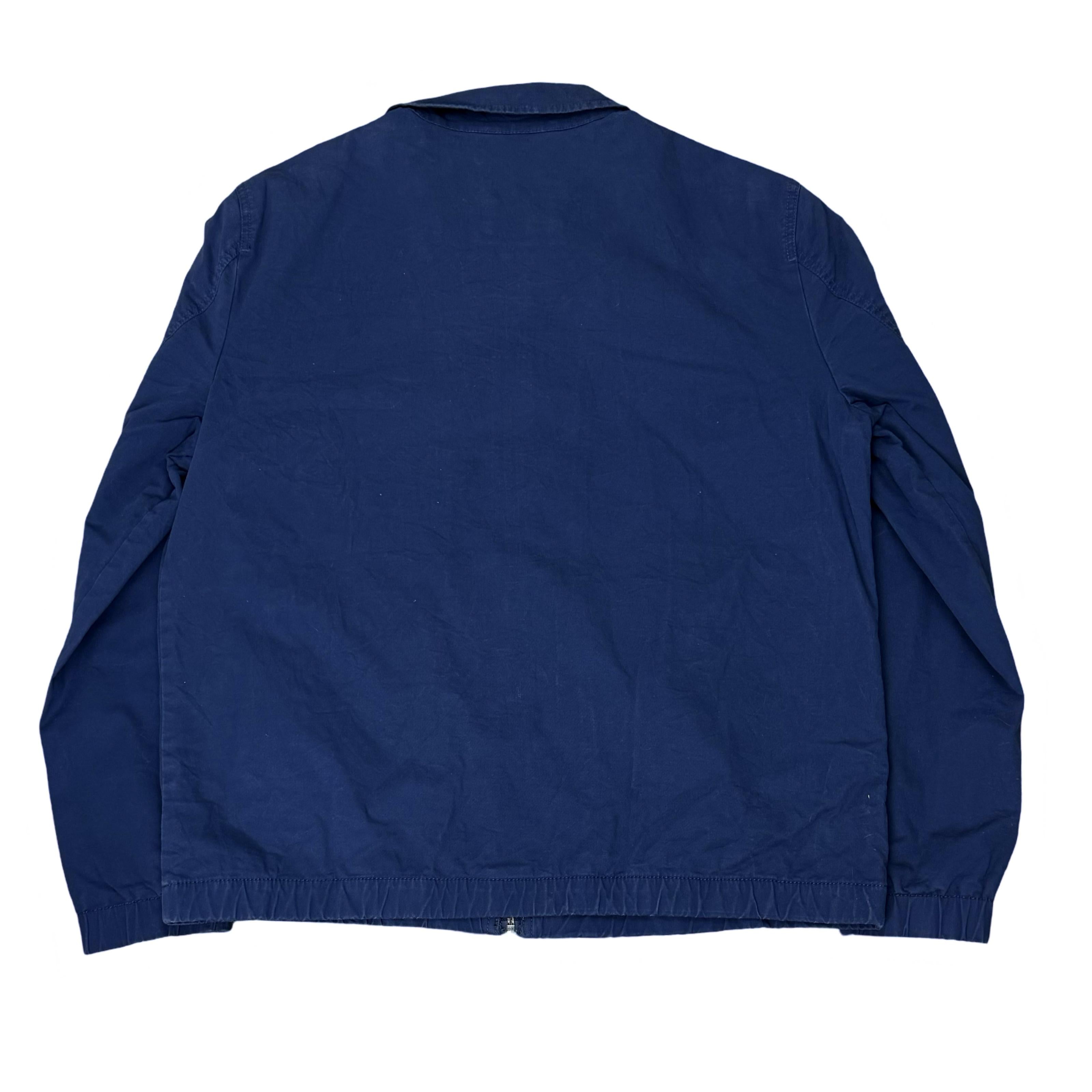 M&S Blue Workwear Cotton Jacket | Large